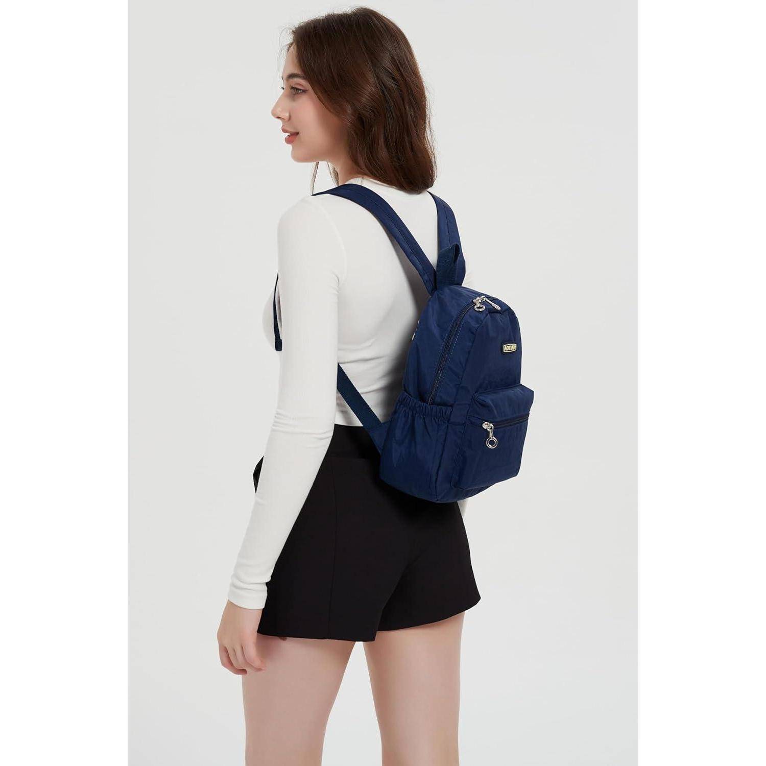 Rucksack Damen Mini Leicht Schultertasche Daypack 7L Blau