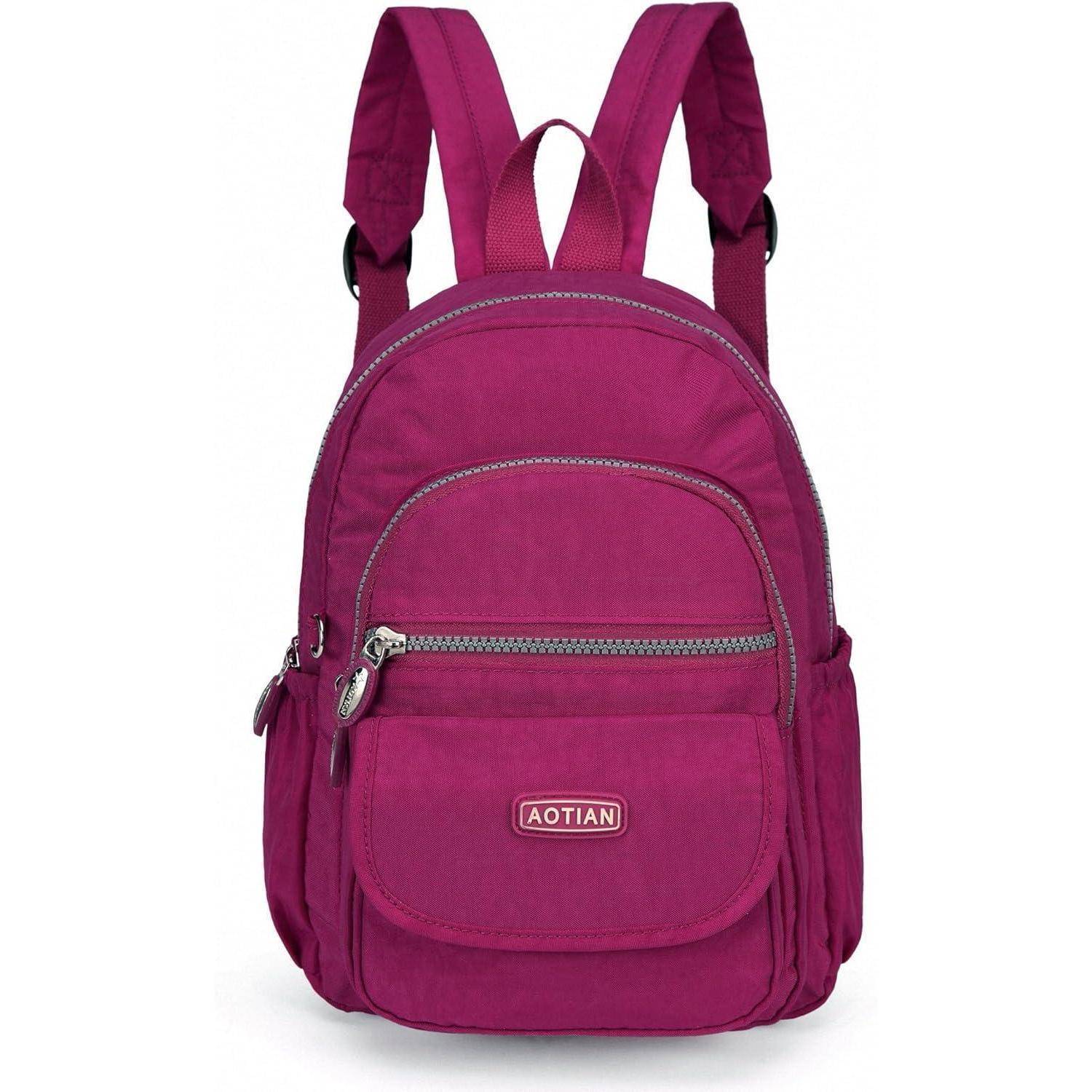 Rucksack Damen Mädchen Leichtgewicht Daypack 7 Liter Mini Rosa