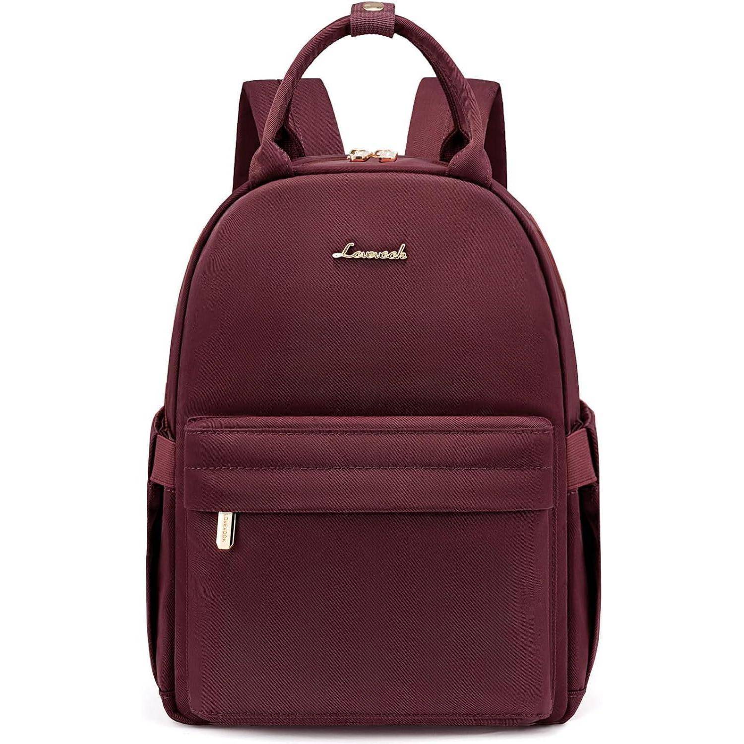 Rucksack Damen Mini Cityrucksack Handtasche 2in1 11 zoll Wein