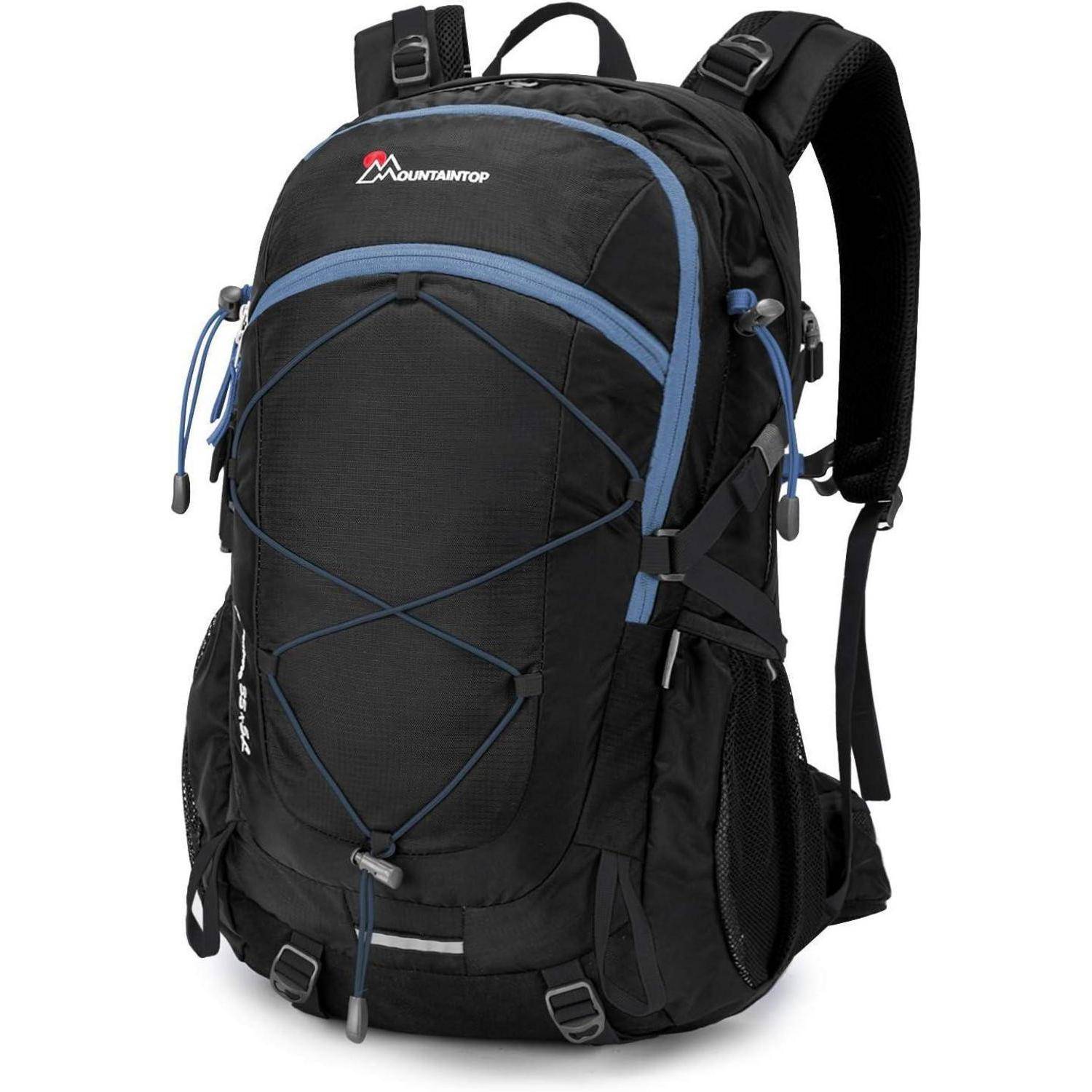 Wanderrucksack 25L Herren Damen Camping Wandern 40l schwarz Blau