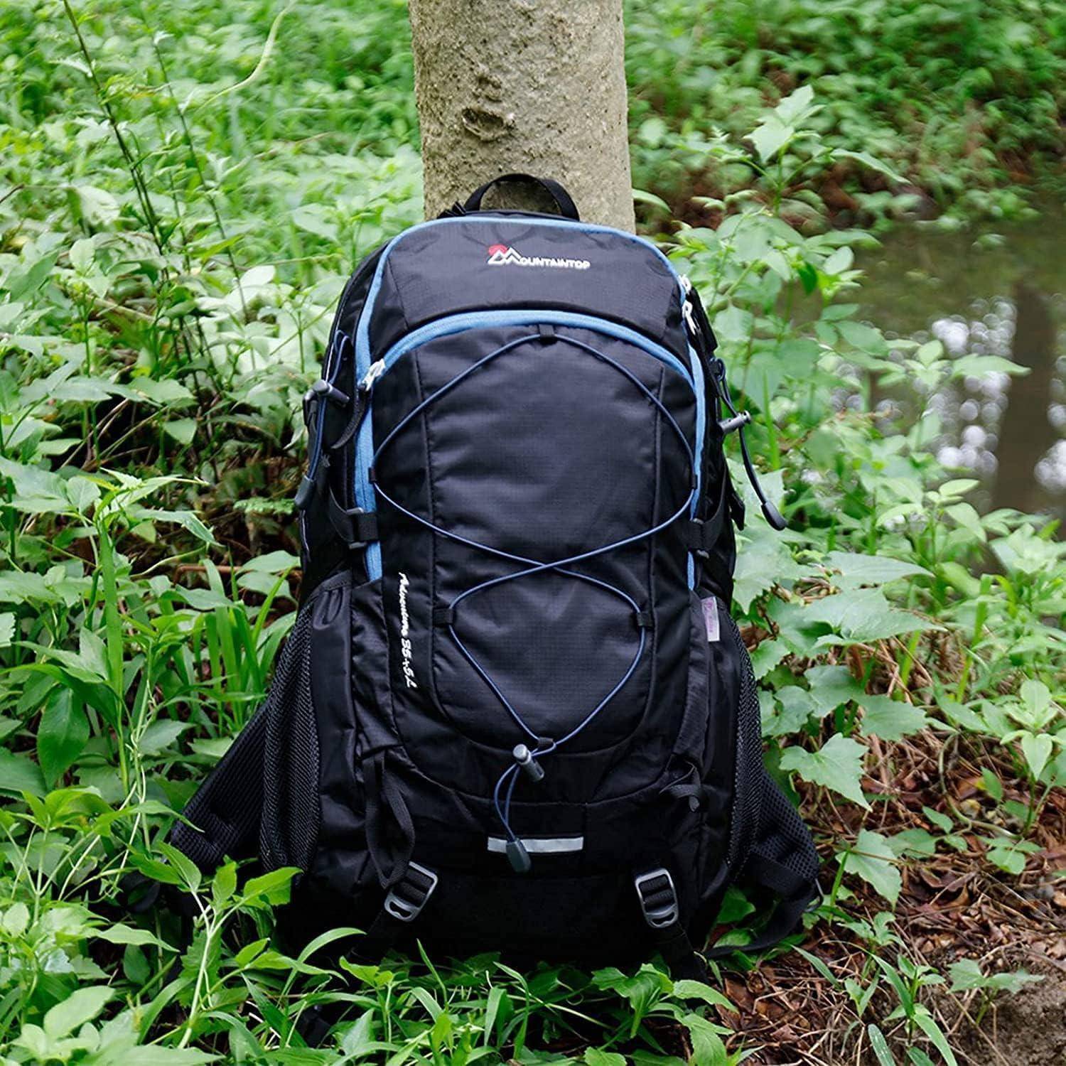 Wanderrucksack 25L Herren Damen Camping Wandern 40l schwarz Blau