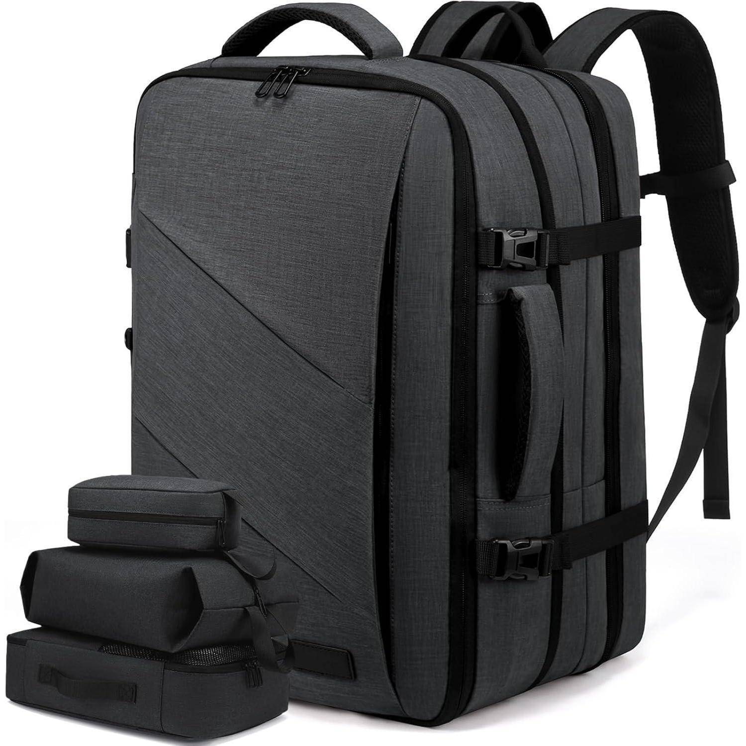Rucksack Handgepäck Flugzeug Business Laptop Herren 18 Zoll 1-grau