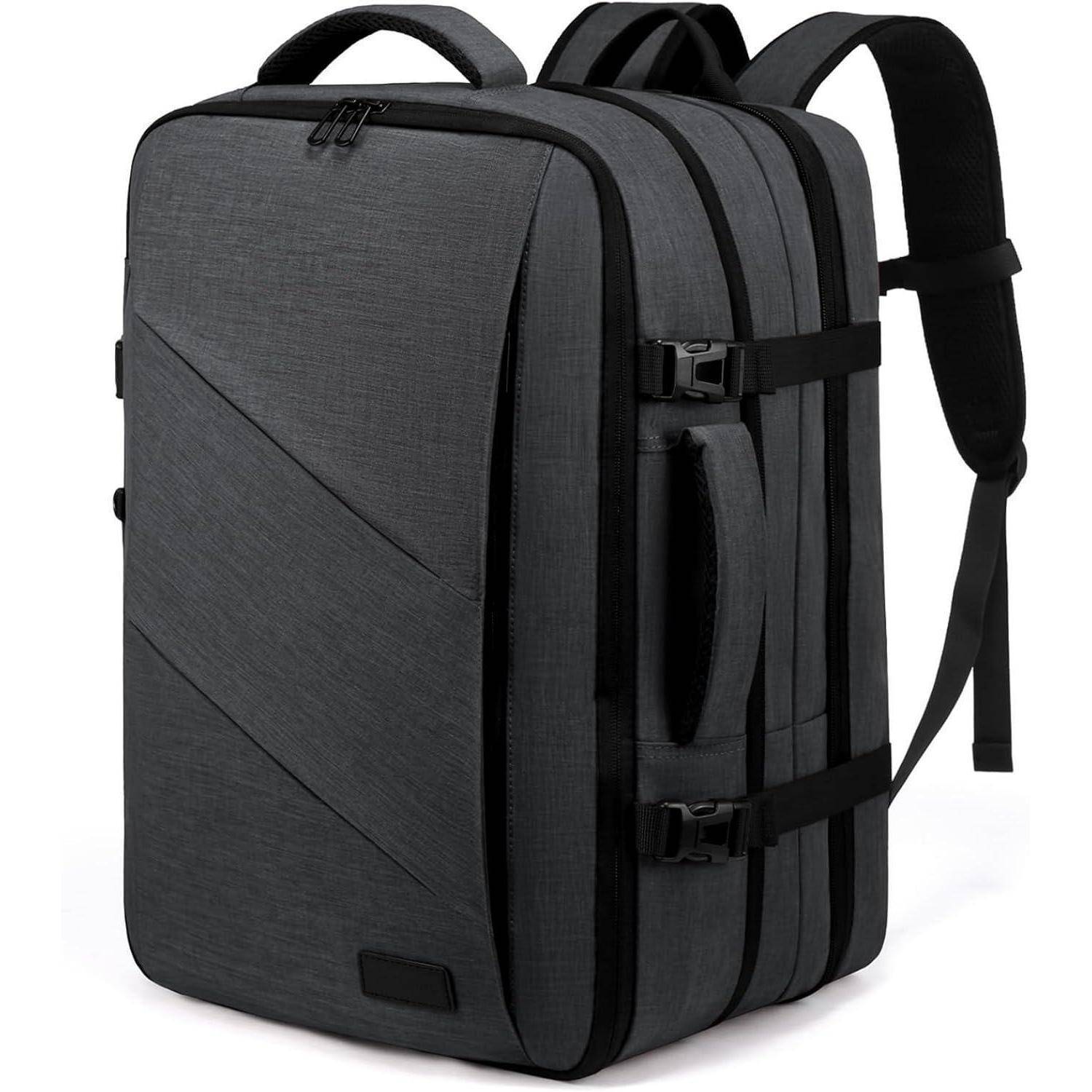 Rucksack Handgepäck Flugzeug 40L Laptop 17 Zoll 17,3 Zoll 2-grau