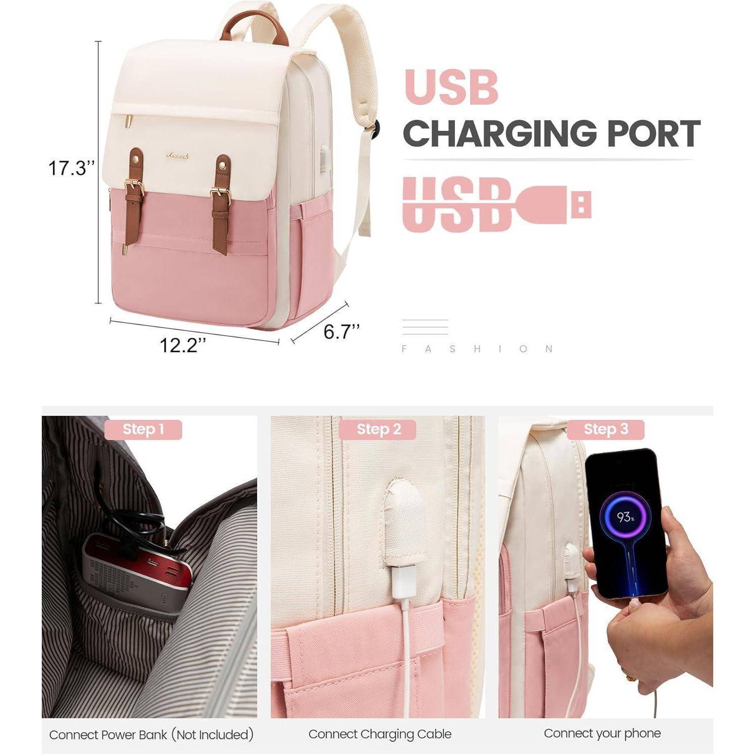 Rucksack mit USB-Ladeanschluss