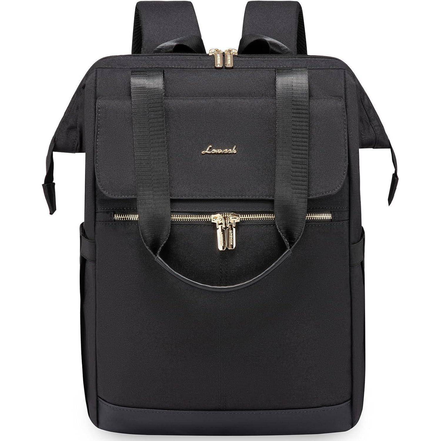 Rucksack Damen Laptoprucksack Wasserdicht 17,3 Zoll Schwarz 17,3 Zoll