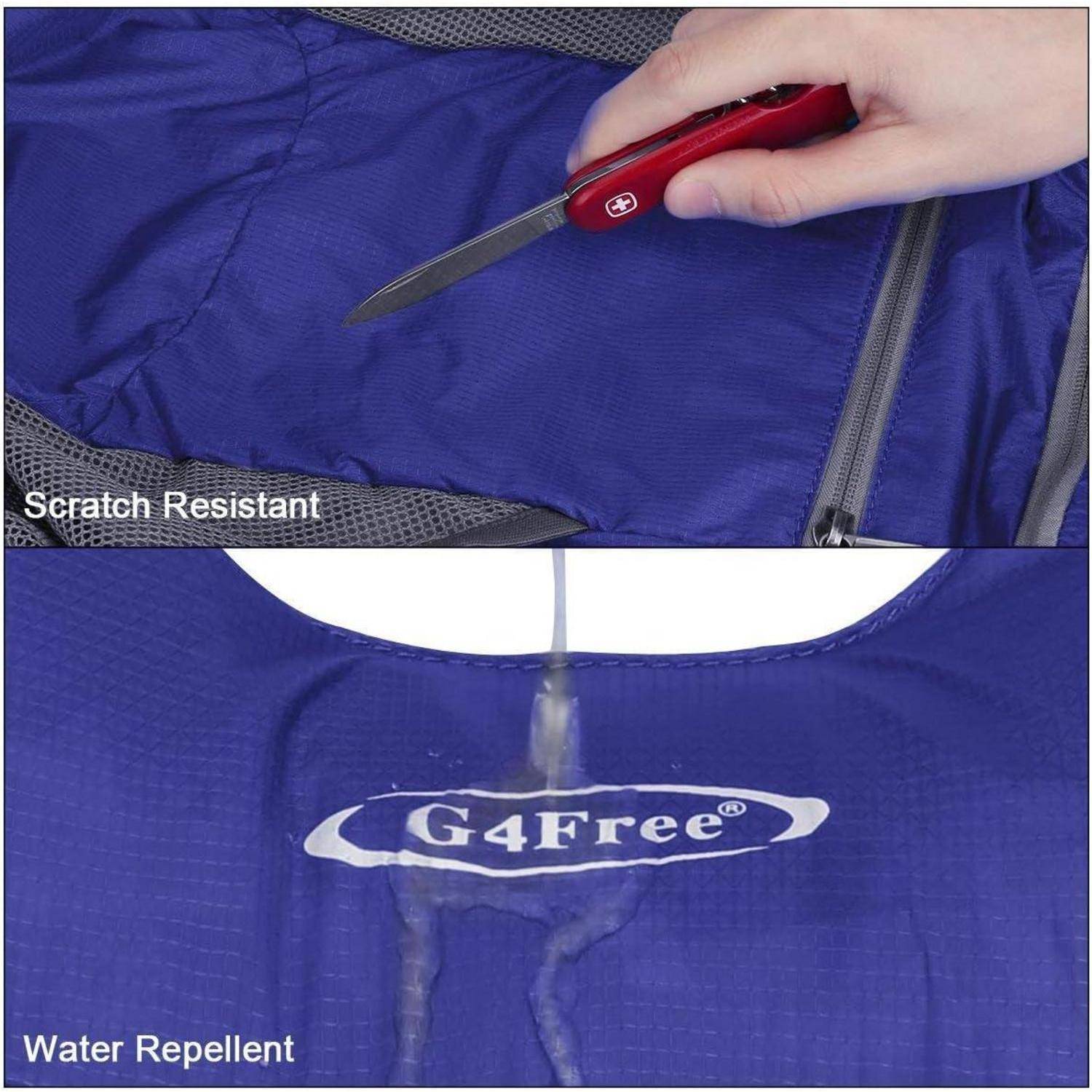 Rucksack ultraleichter 11l faltbar Reisen Wandern Damen Dunkelblau