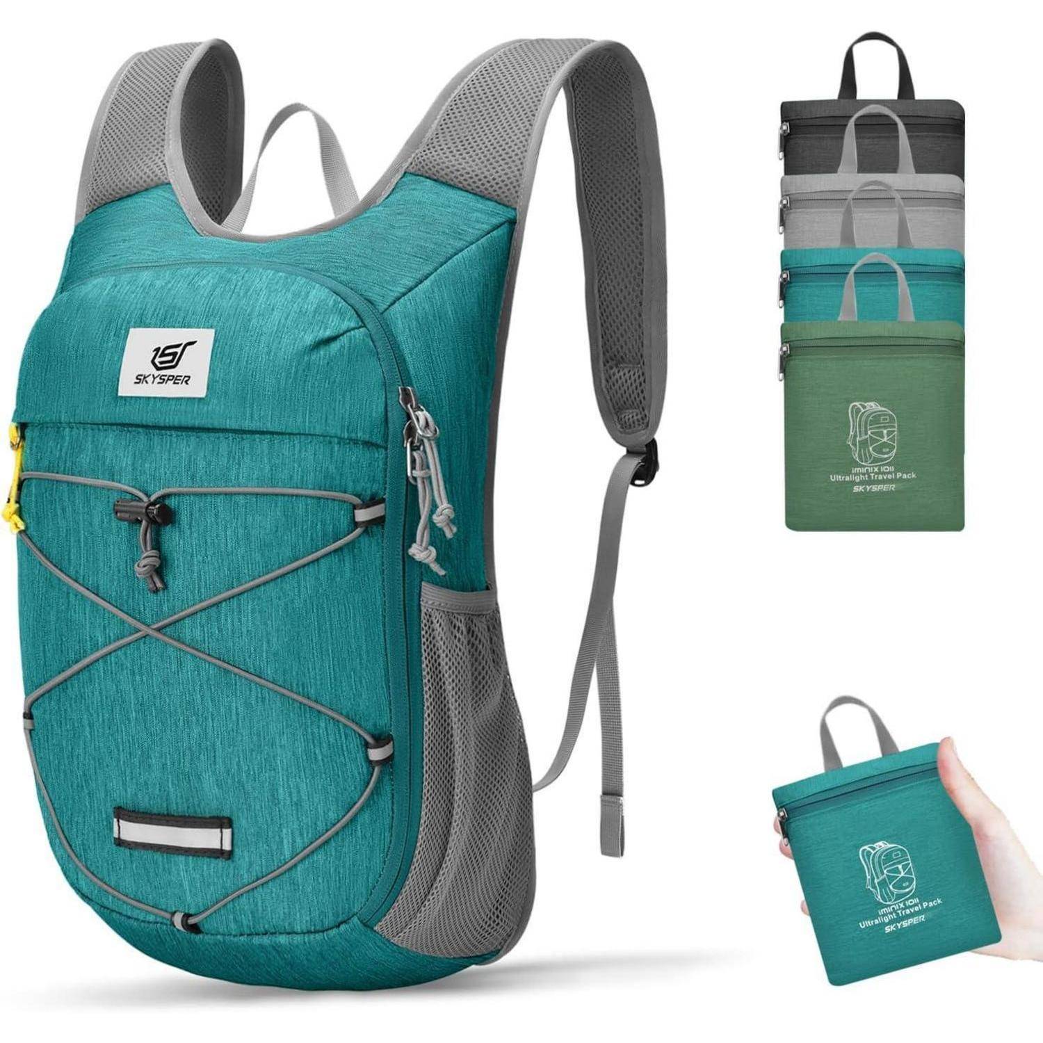 Rucksack Damen 10L Tagesrucksack Wanderrucksack Iminix10ii-türkis