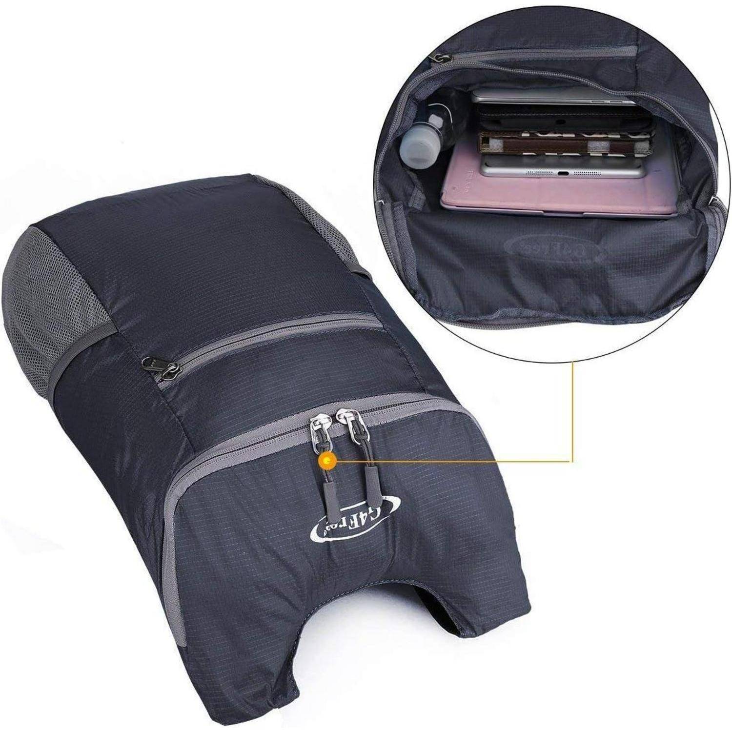 Rucksack 11l Wandern Radfahren Mehrzweck Damen Herren Grau