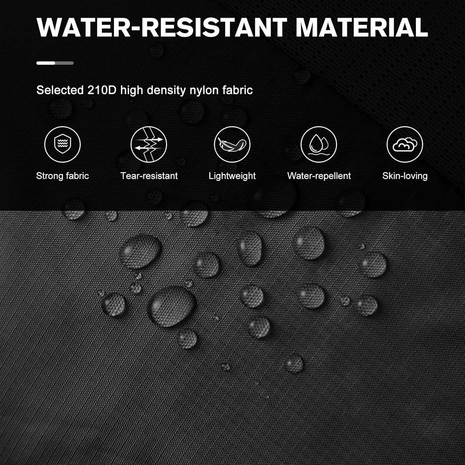 Schultertasche RFID Crossbody Brusttasche Damen Herren Schwarz