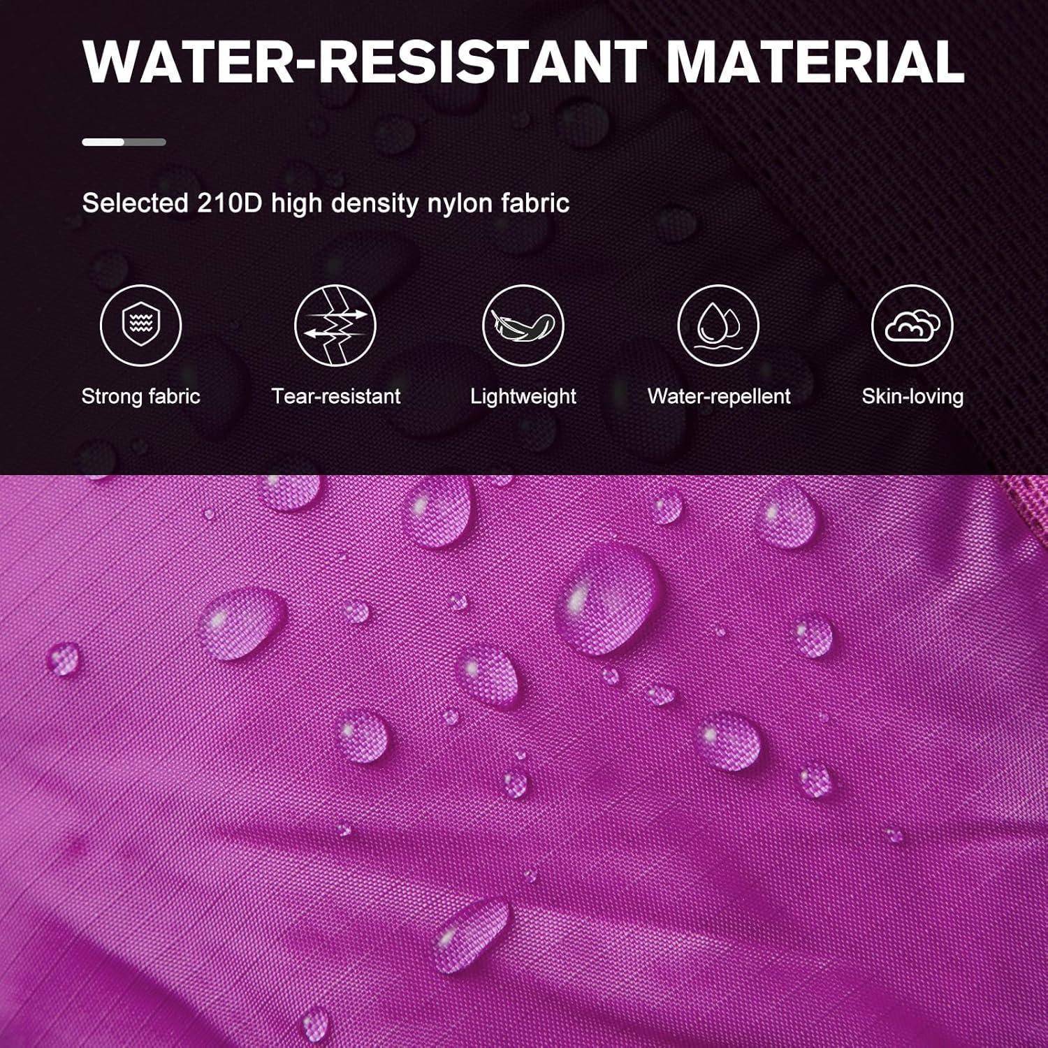 Schultertasche RFID Crossbody Rucksack Vordertasche Damen Lila