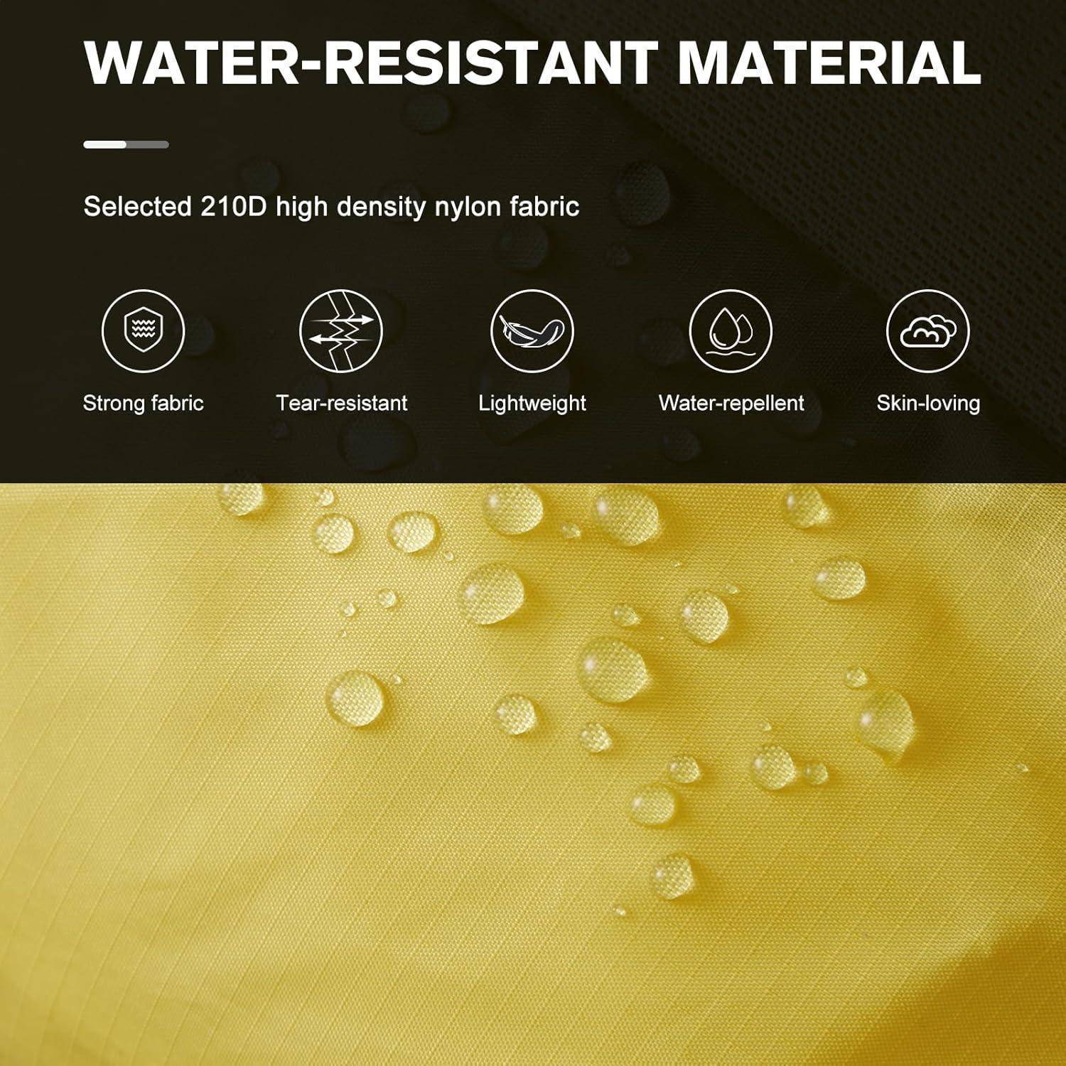 Schultertasche RFID Crossbody Rucksack Damen Herren Gelb