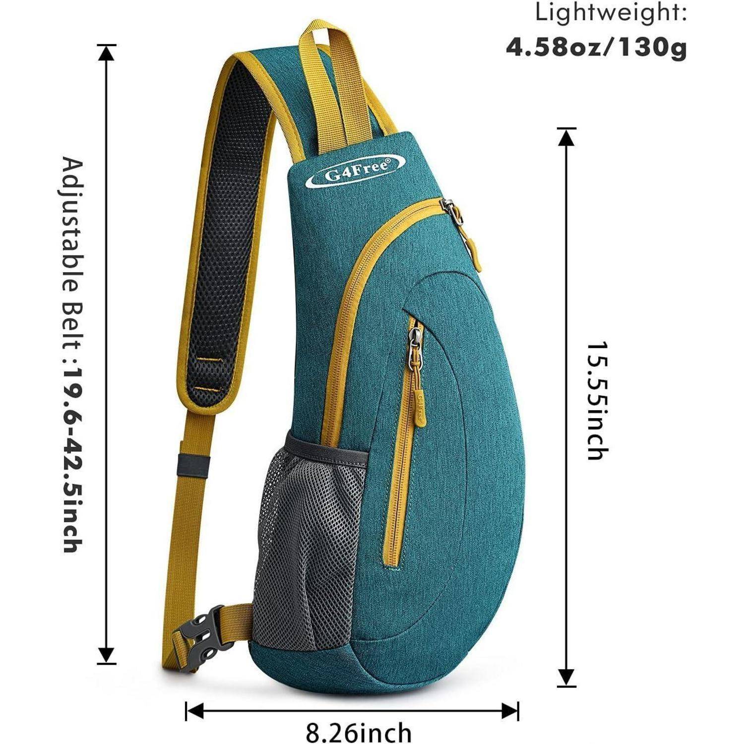 Brusttasche Sling Schulter Rucksack Wandern Radfahren Reisen S Navy