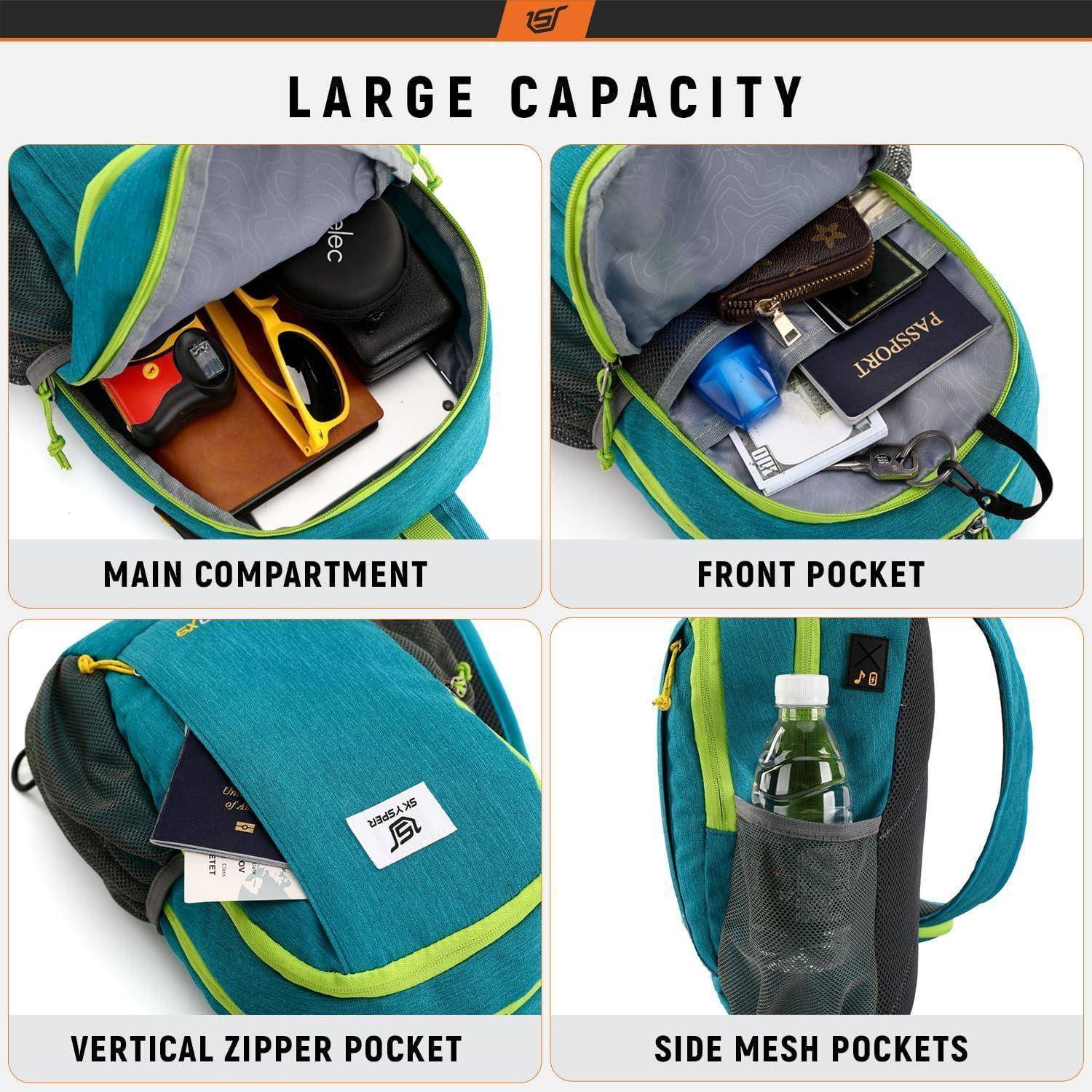 Rucksack mit großem Fassungsvermögen