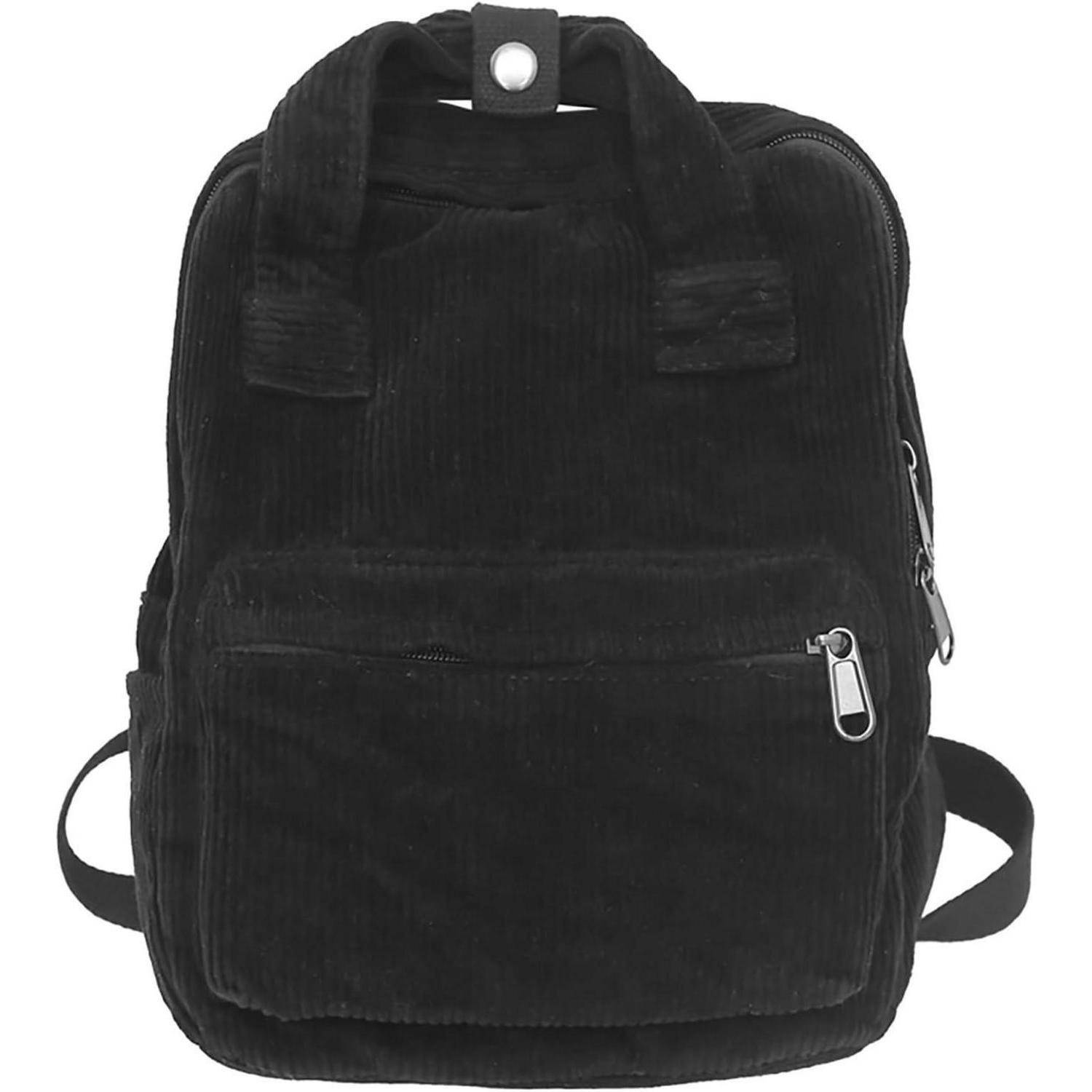 Rucksack Damen Klein Cityrucksack Daypack Schwarz