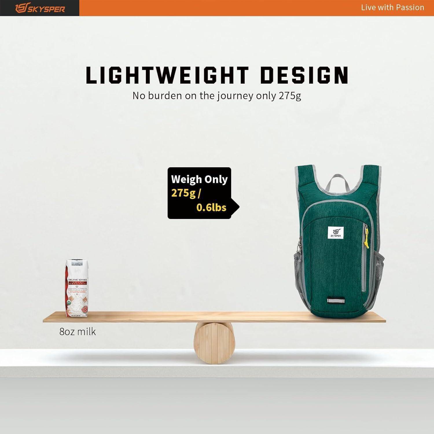 Leichtbauweise: Keine Belastung auf Reisen - nur 275g