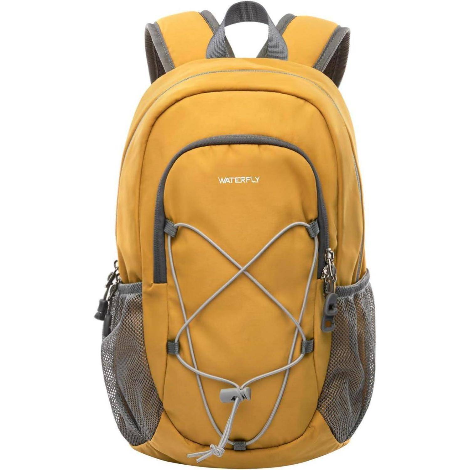 Rucksack Wanderrucksack 12L Brustschnalle Herren Damen Gelb Orange