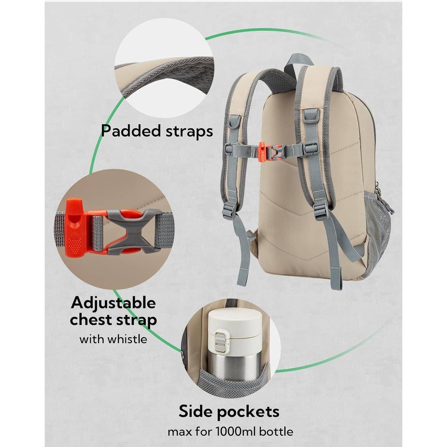 Rucksack Wanderrucksack 12L Daypack Wandern Fahrrad Herren Khaki