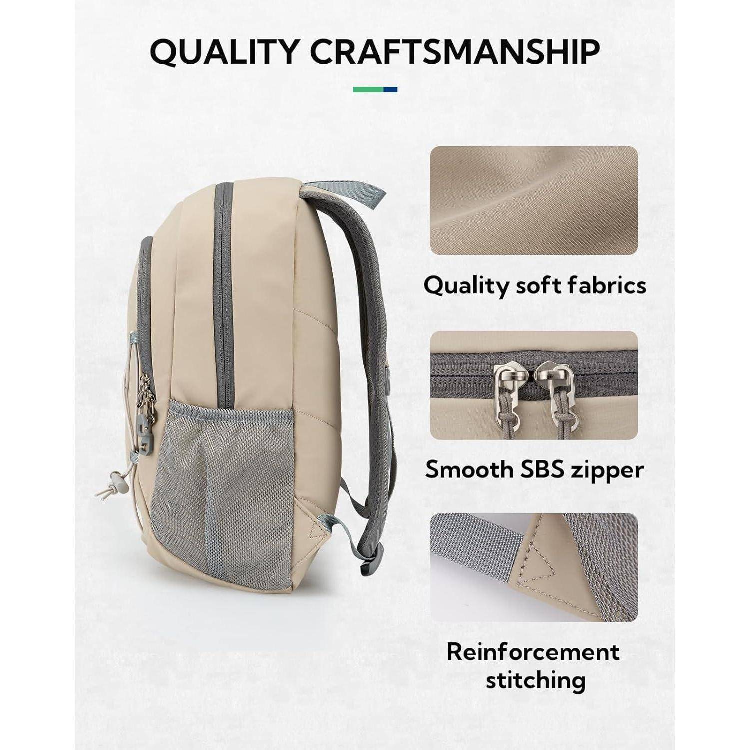 Rucksack Wanderrucksack 12L Daypack Wandern Fahrrad Herren Khaki