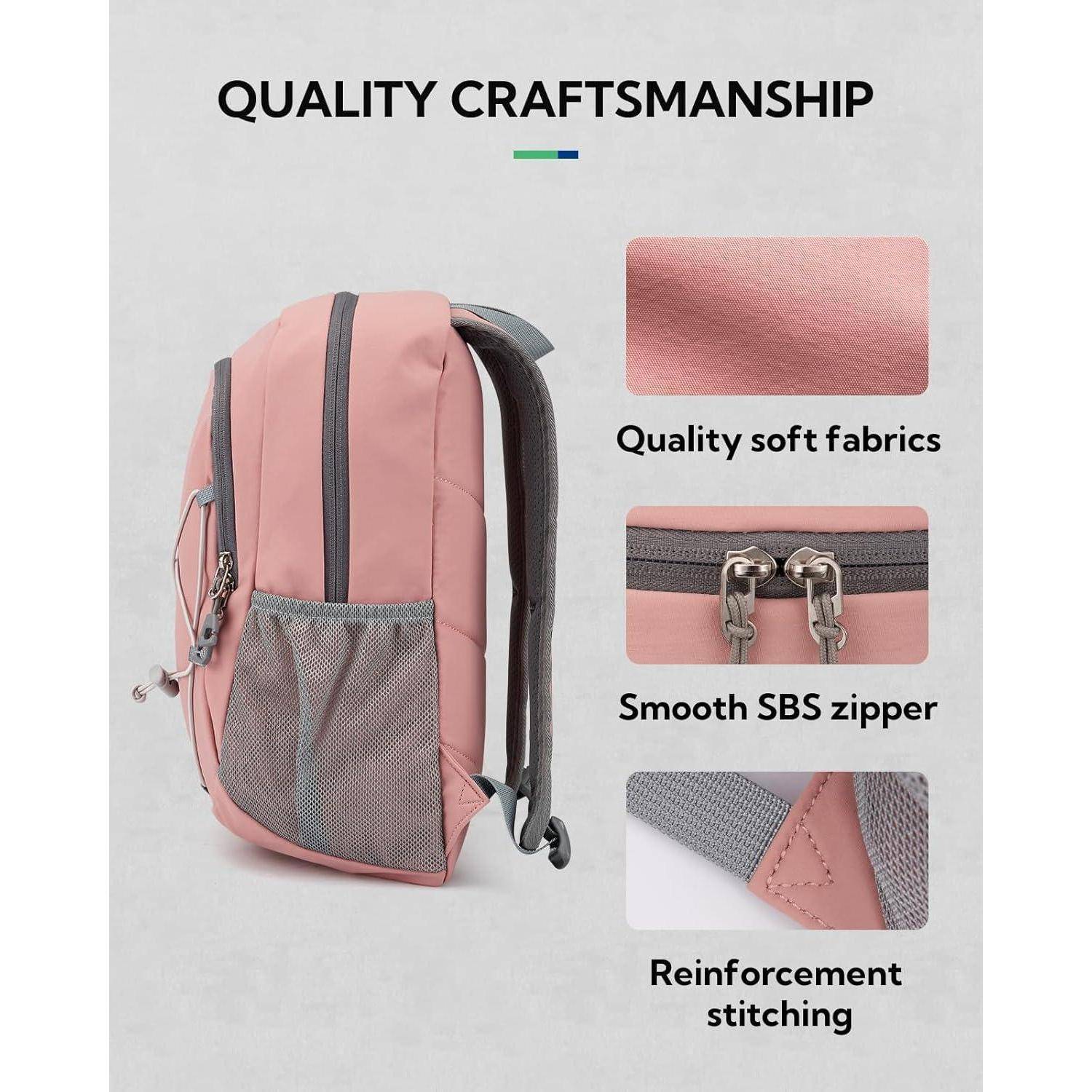 Rucksack Wanderrucksack 12L Daypack Outdoor Brustschnalle Rosa