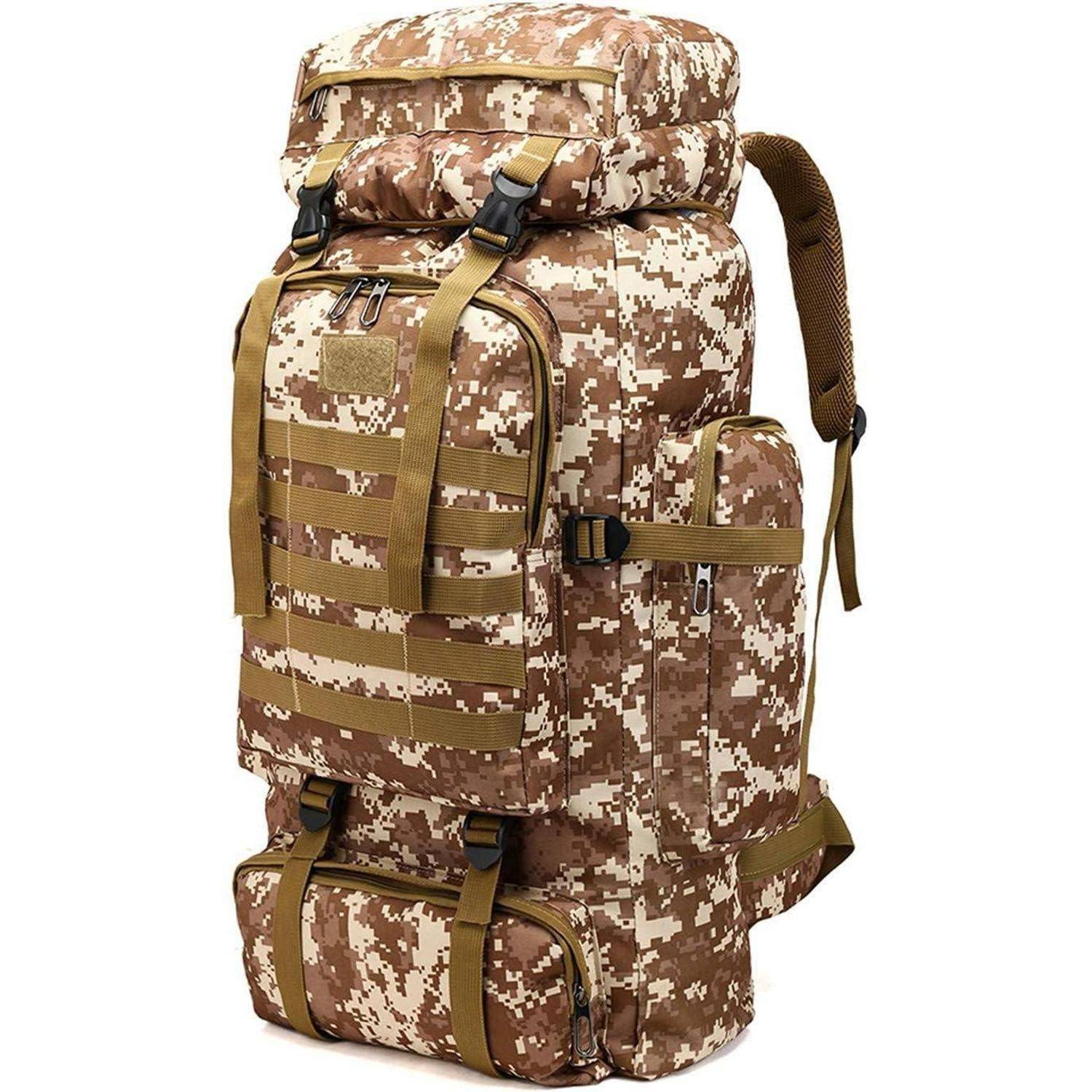 Rucksack Wanderrucksack Trekkingrucksack 60L 80L Desert Camouflage