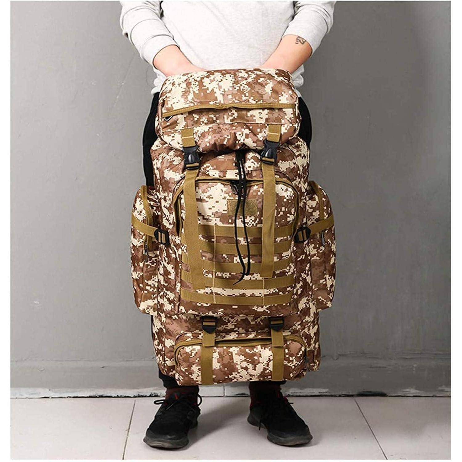 Rucksack Wanderrucksack Trekkingrucksack 60L 80L Desert Camouflage