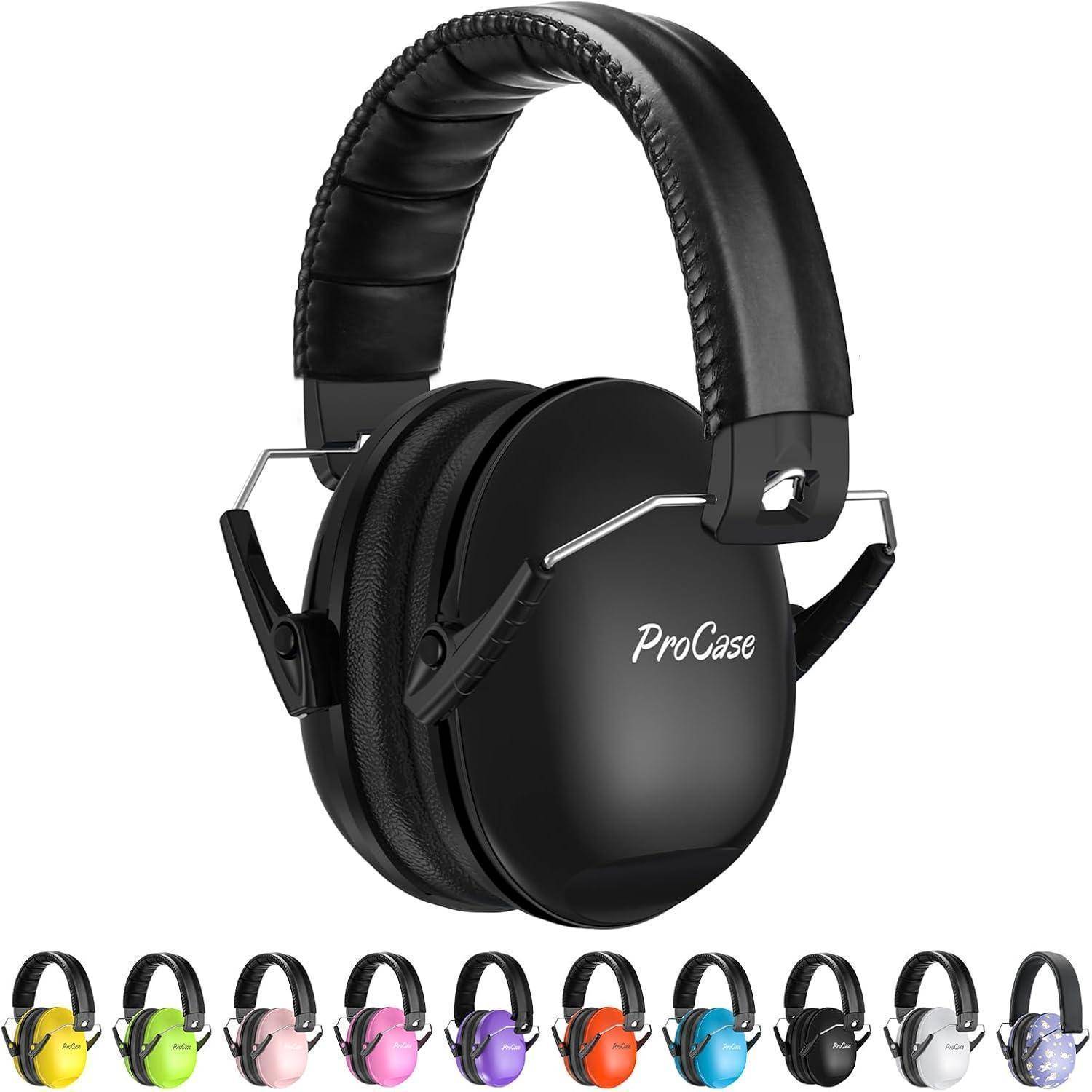 Gehörschutz Kinder 3-12 Jahre NRR 21dB Kapselgehörschutz Schwarz 1