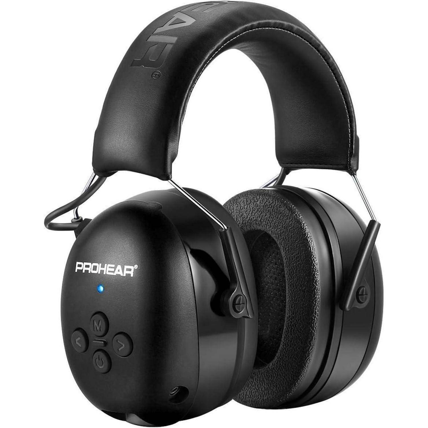 Gehörschutz Bluetooth Kopfhörer Mikrofon SNR30dB NRR25dB Schwarz