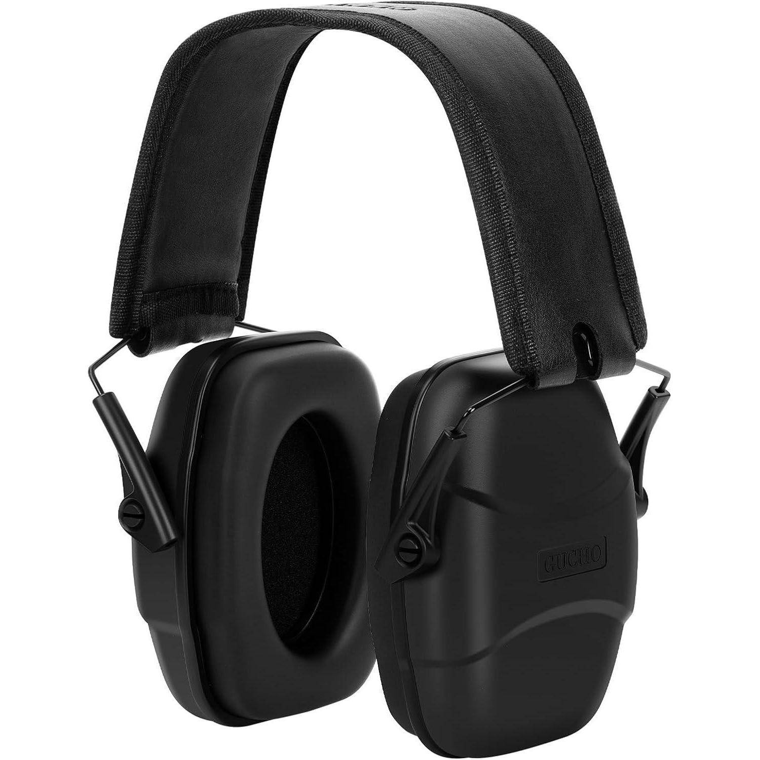 Gehörschutz Kapselgehörschutz Schießsport Jagd NRR34dB Schwarz