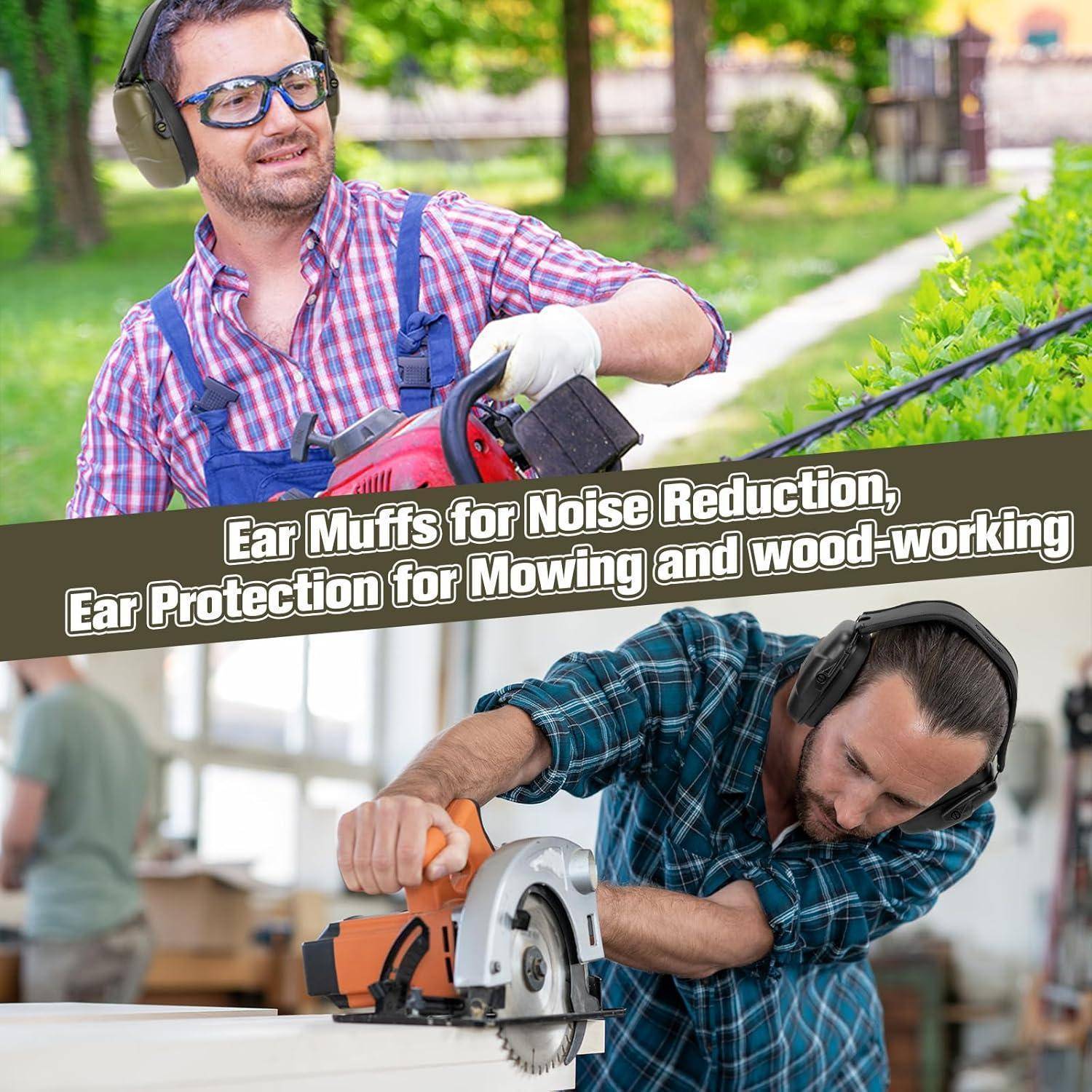 Gehörschutz Kapselgehörschutz Schießsport Jagd NRR34dB Schwarz