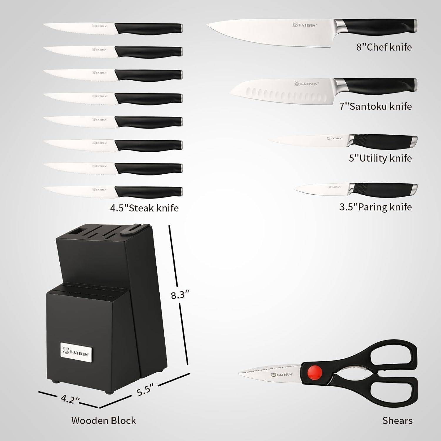 Messerset bestehend aus 8