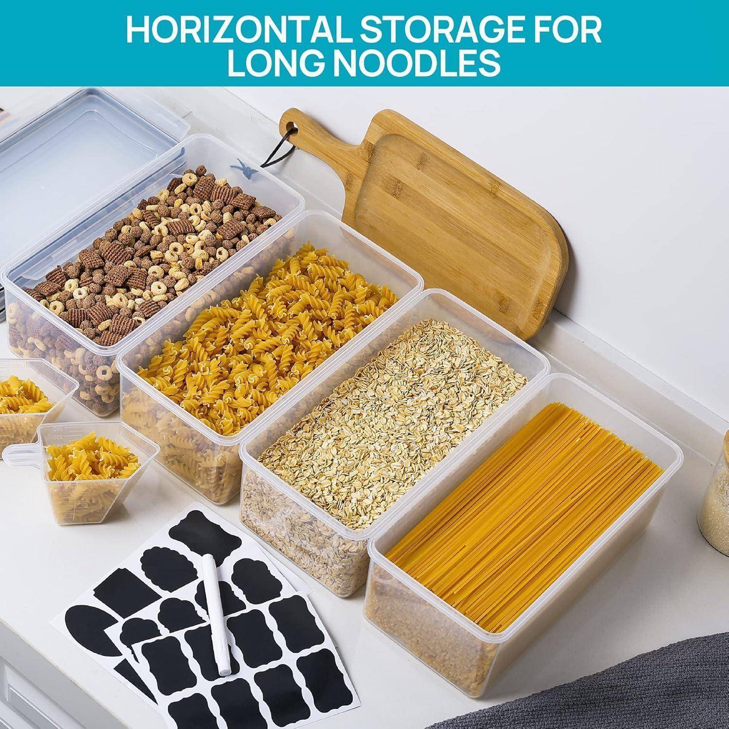Vorratsdosen Deckel Luftdicht BPA Pasta Nudeln 3.2L * 4