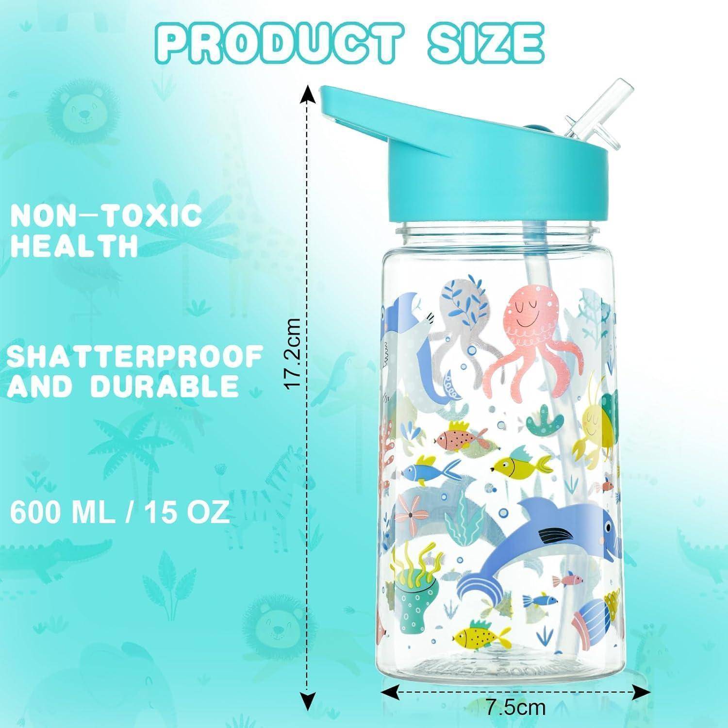 Produktgröße: 17,2 cm hoch, 7,5 cm breit, 600 ml/15 oz Fassungsvermögen. Eigenschaften: ungiftig, bruchsicher, langlebig.