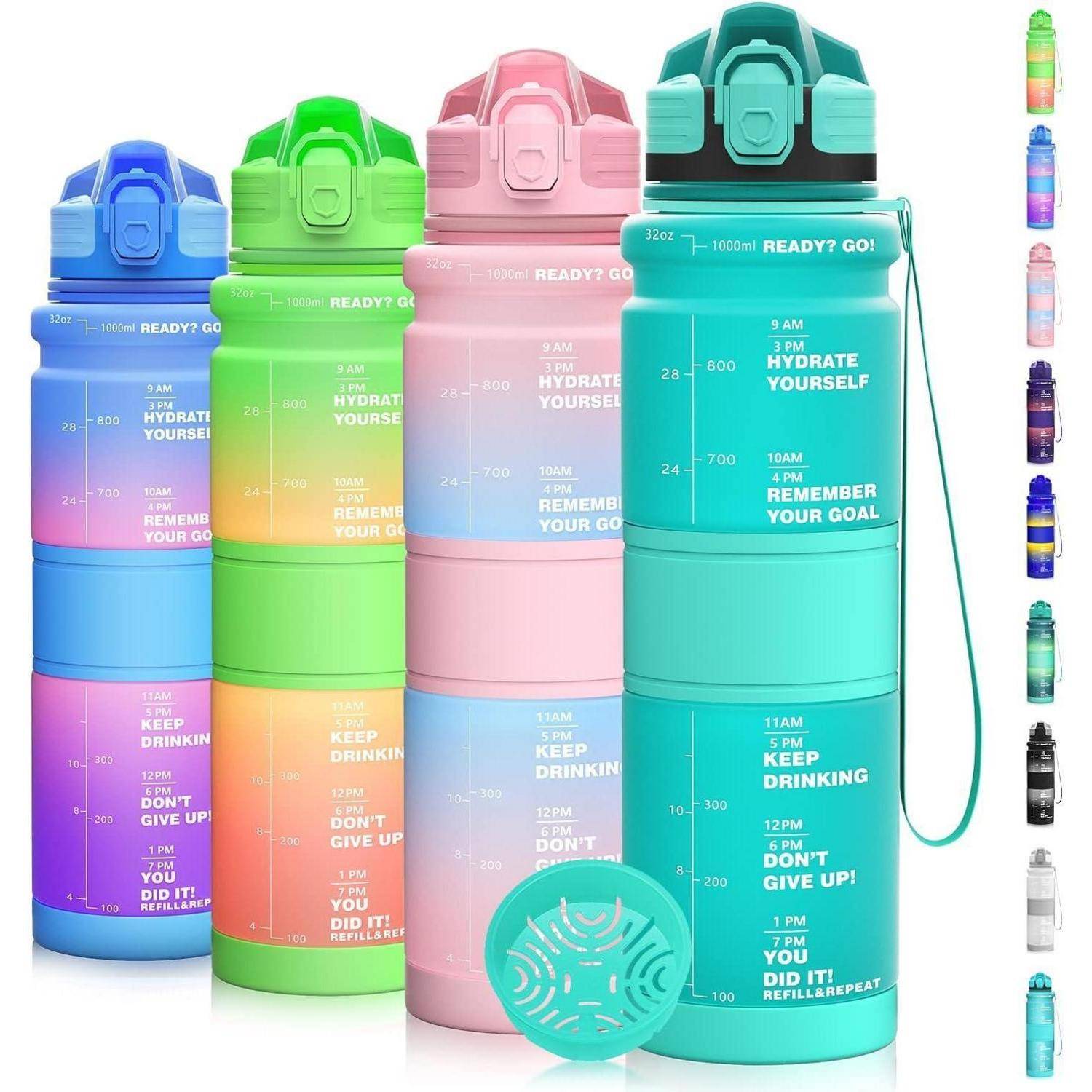 Trinkflasche Kinder Auslaufsicher BPAfrei 500 ml Smaragd