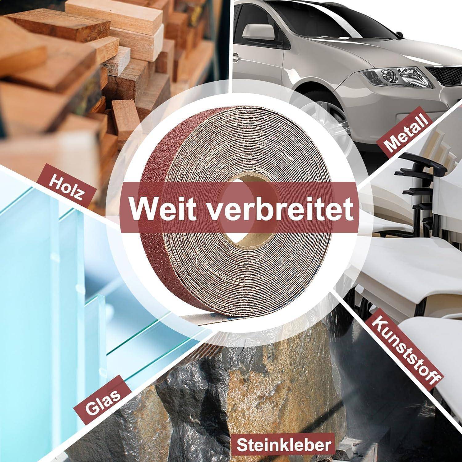 Klebeband in der Mitte mit der Beschriftung 