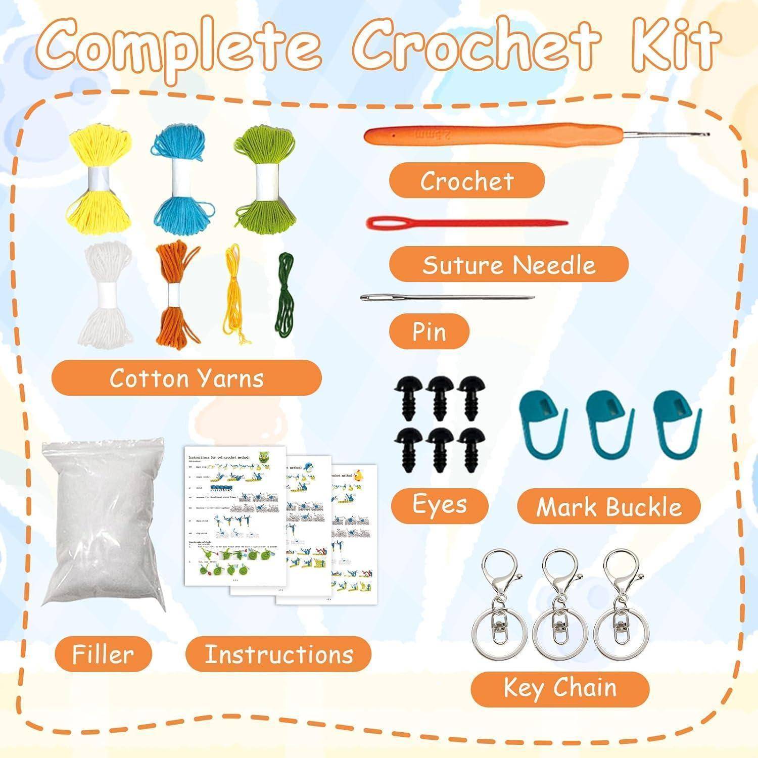 „Komplettes Häkel-Set