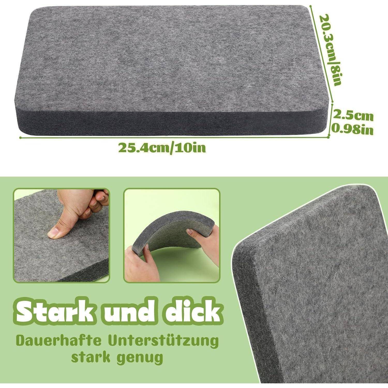 Filznadelset 90 8x10 Zoll Filzpad Holzgriffhalter Tasche Größe-1