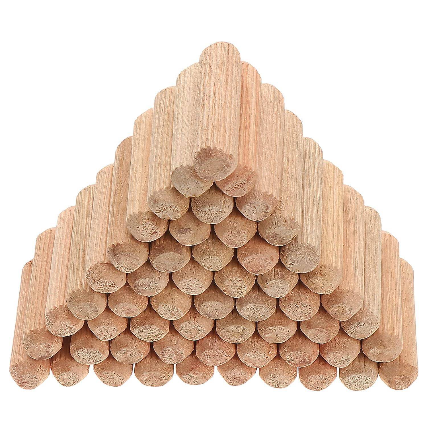 Holzdübel Riffeldübel Buche Möbel Tischler DIY Set 400 Stück 10x40mm