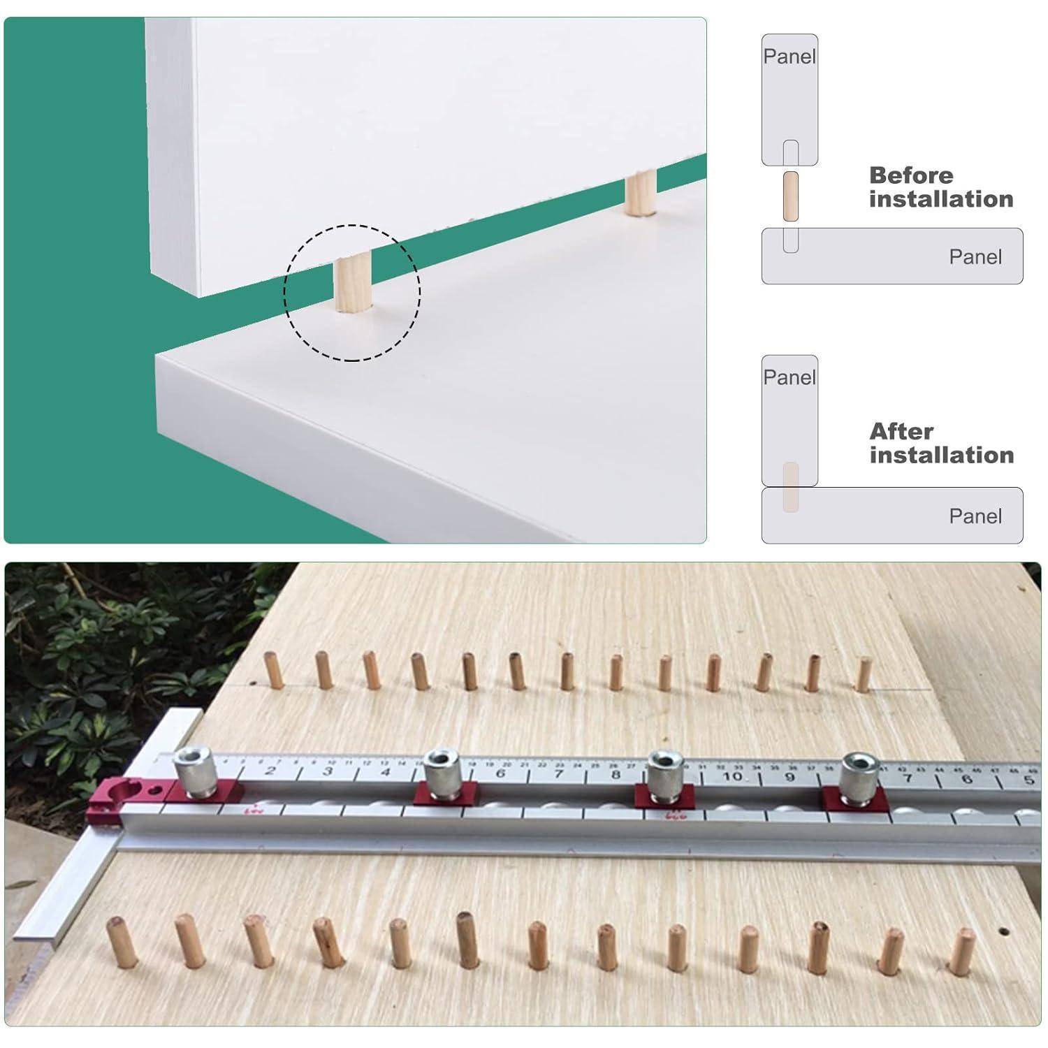 Holzdübel Riffeldübel Buche Holzstifte Möbel 350 Stück 6 8 10mm