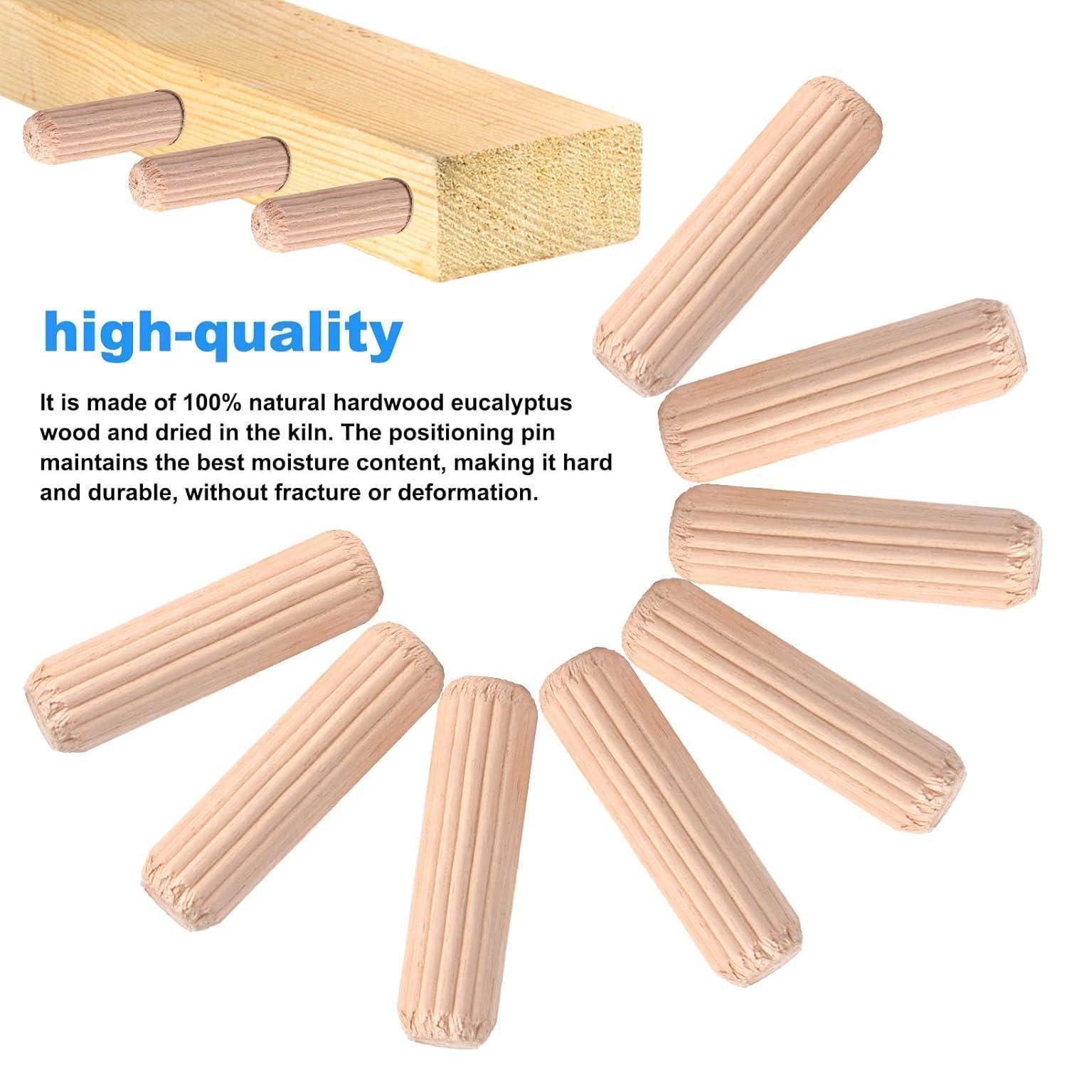 Holzdübel Holzstifte Riffeldübel Buche Möbel Tischler 300 Stück 8x30mm