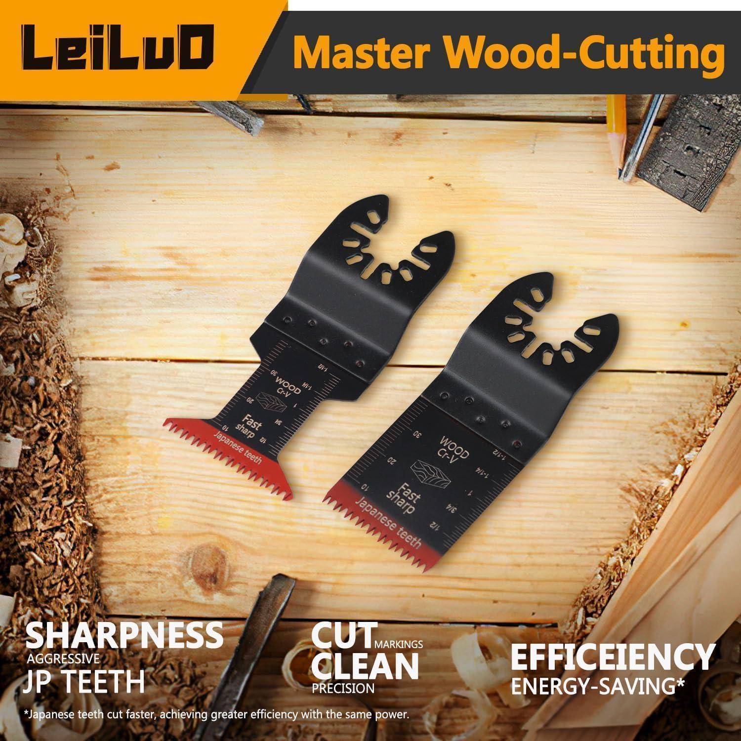 Multitool Sägeblätter 20 Stück Japanische Zähne Titan 20tlg Upgrade