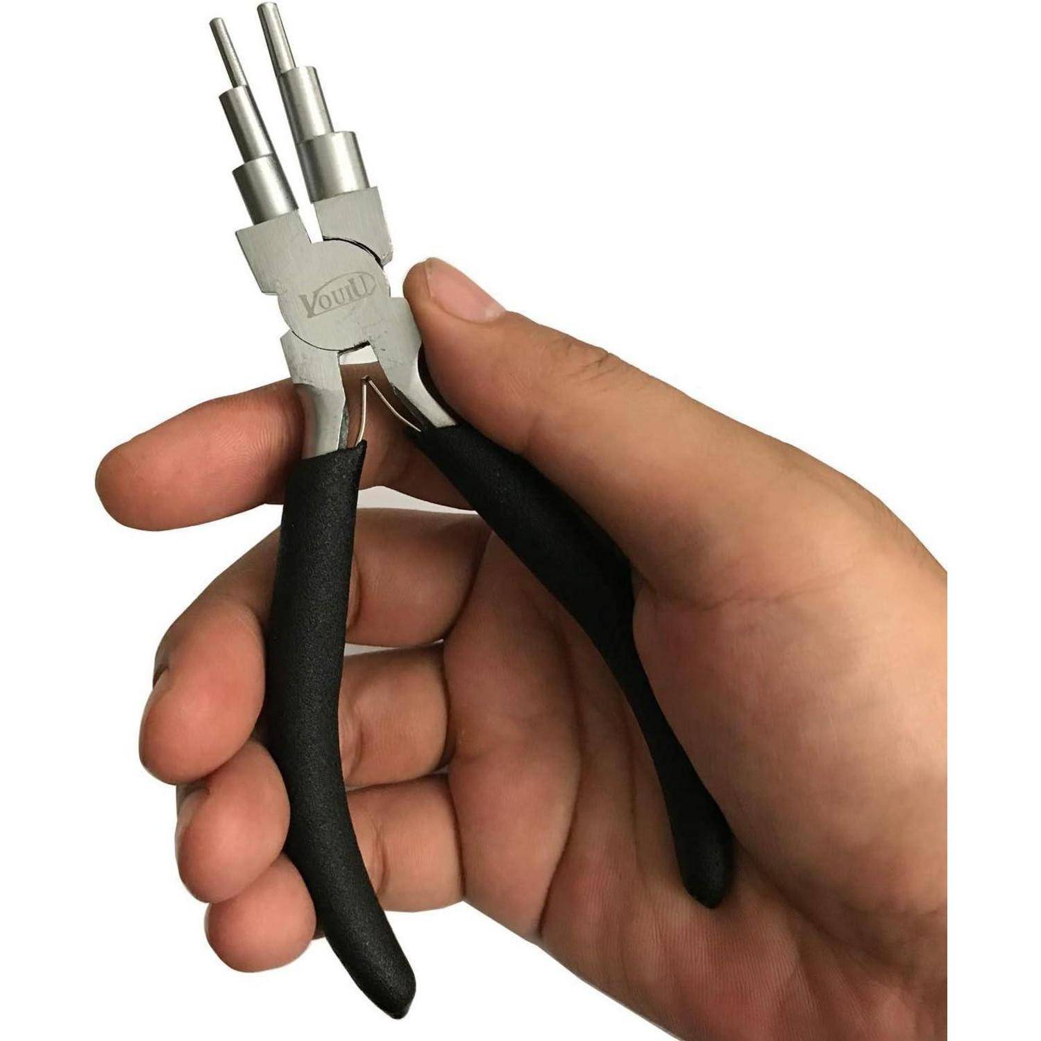 Bail-Making-Zange 14,7 cm 6 Stufen 2-9 mm rutschfest