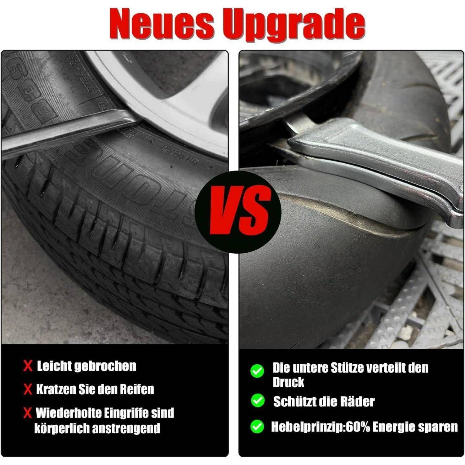 Montiereisen 2er Satz 40 cm hochfester Stahl für Motorrad Fahrrad