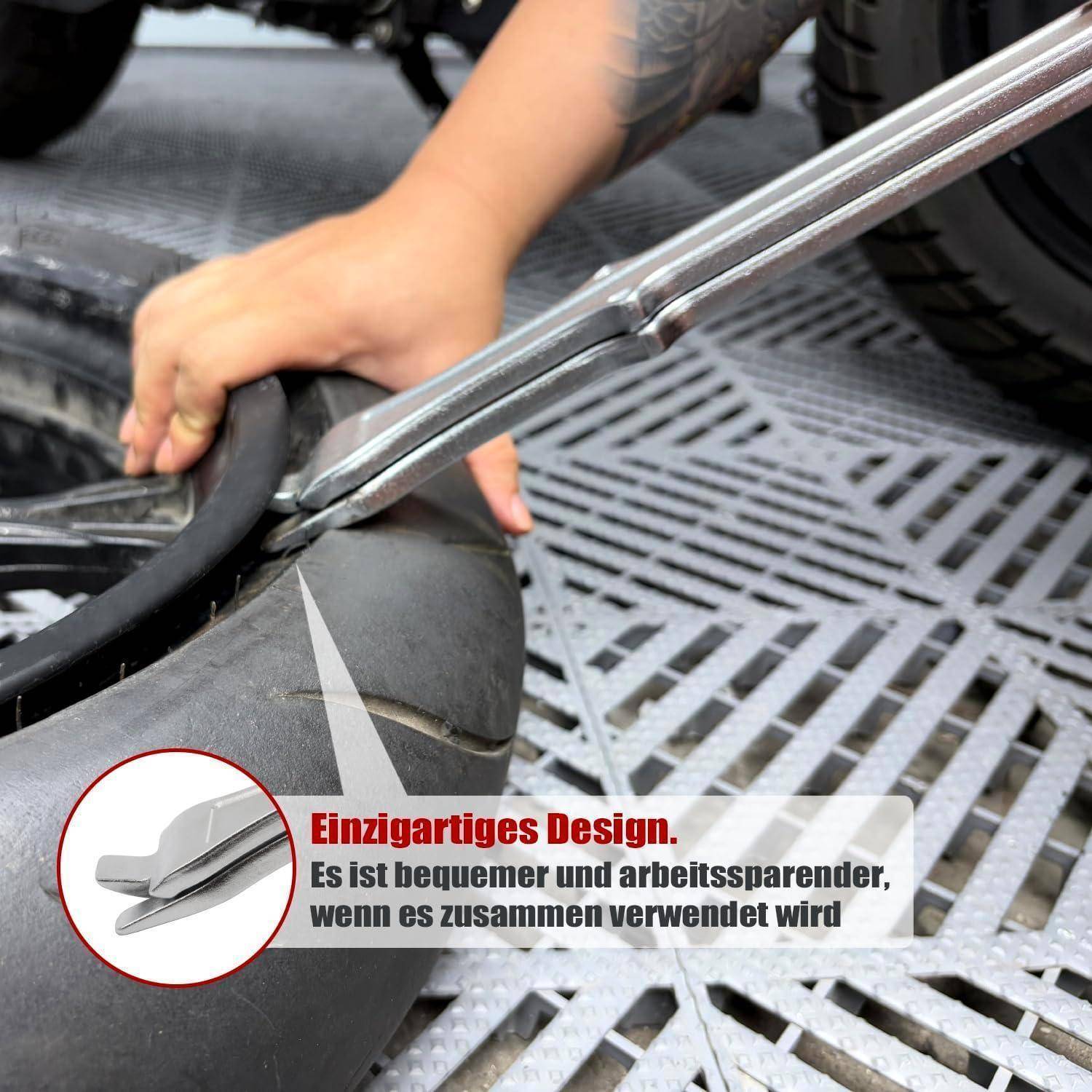 Montiereisen 2er Satz 40 cm hochfester Stahl für Motorrad Fahrrad