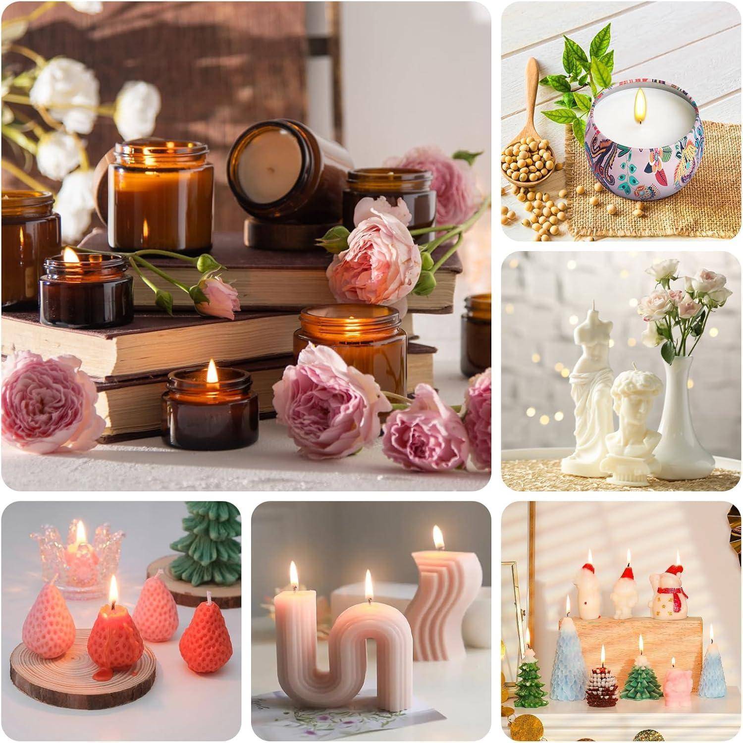 Kerzen Selber Machen Set Bienenwachs Pastillen Kerzenwachs 1Kg