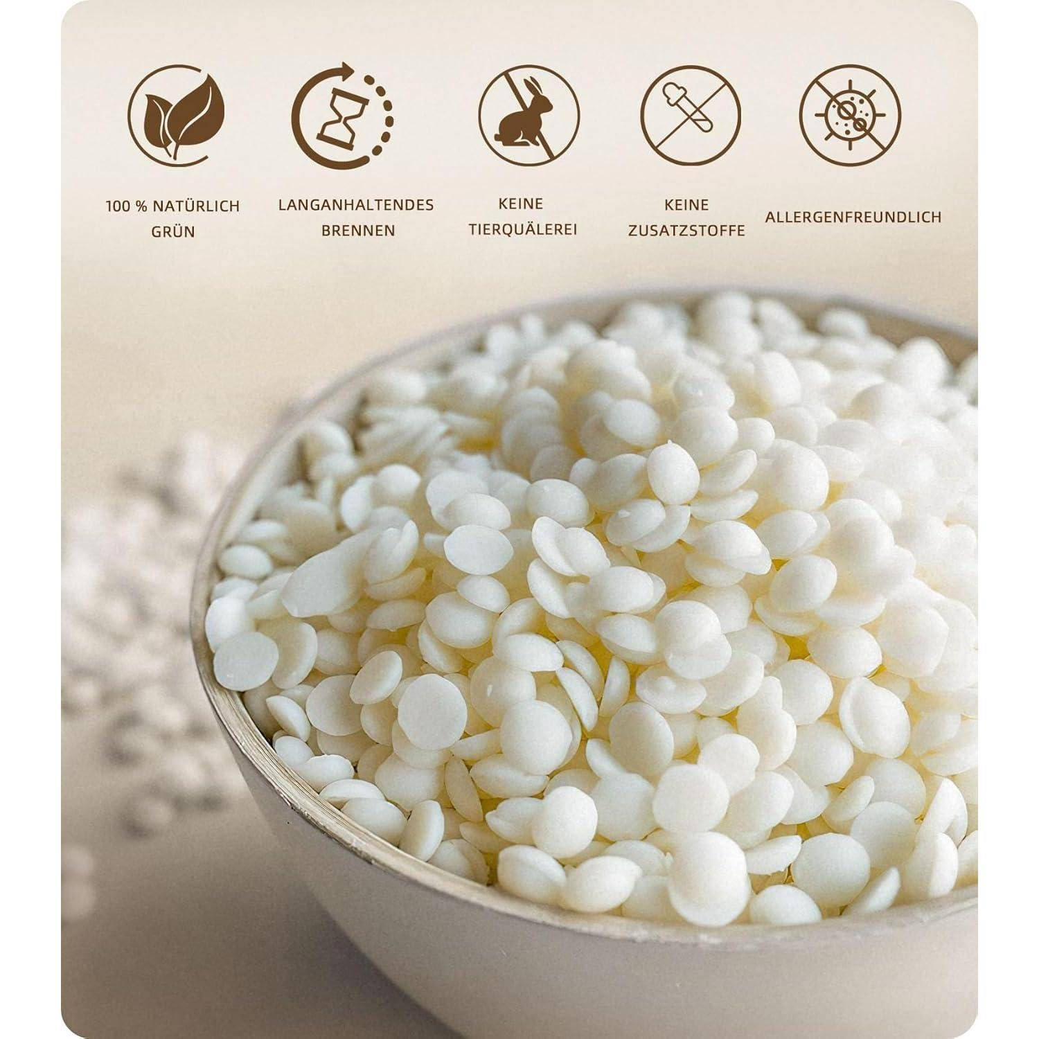 Sojawachs Kerzen Kerzenwachs Kerzenherstellung Bio 1.8KG