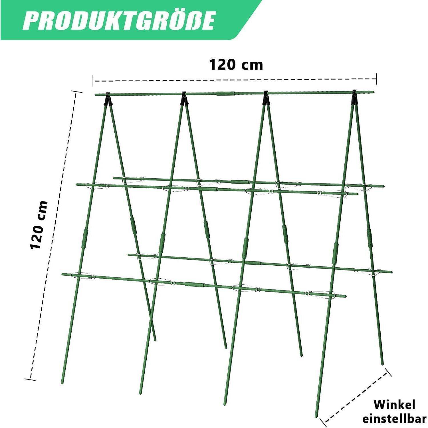 Rankhilfe Gurke 120 cm Gurke Rankhilfe Grün-Gurke Rankhilfe