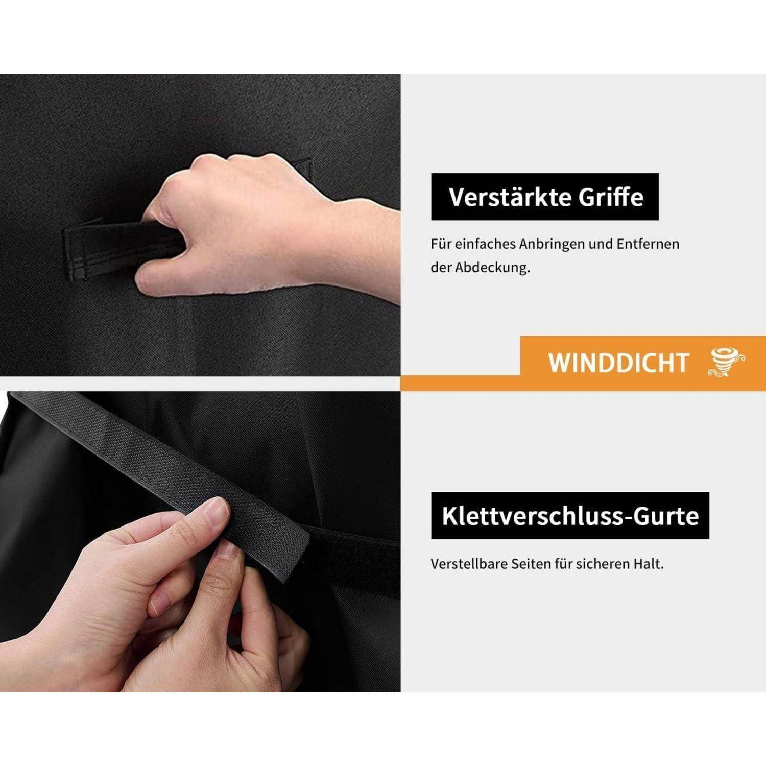 Grill Abdeckung 600D Oxford Gewebe Winterfest UV Beständiges