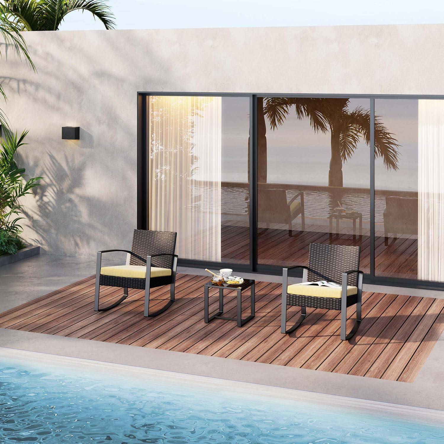 Gartenmöbel Set Balkon 2 Personen Terrassen Outdoor wasserdicht