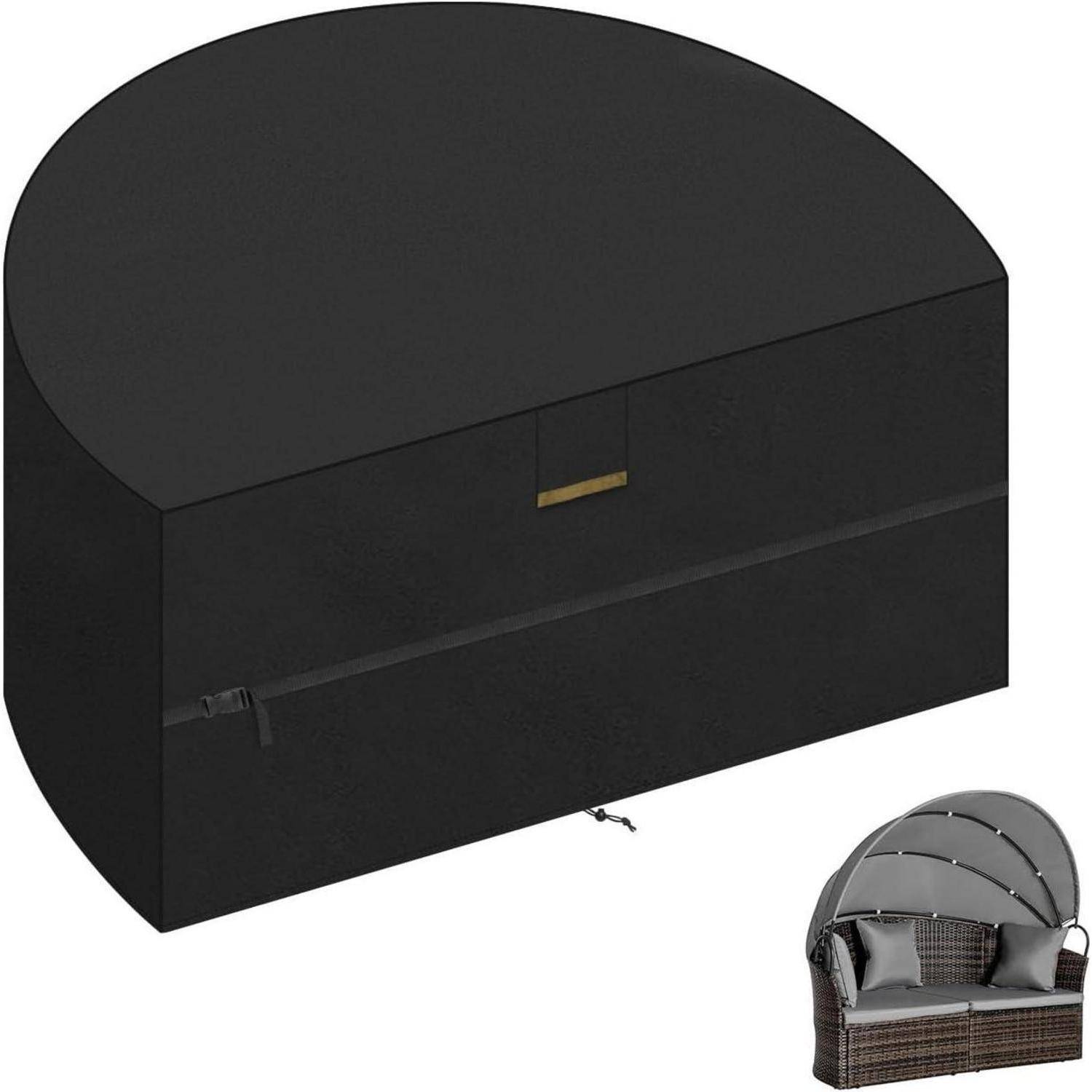 Abdeckung Sonneninsel Halbrund Wasserdicht 420D Oxford 205x110x80cm