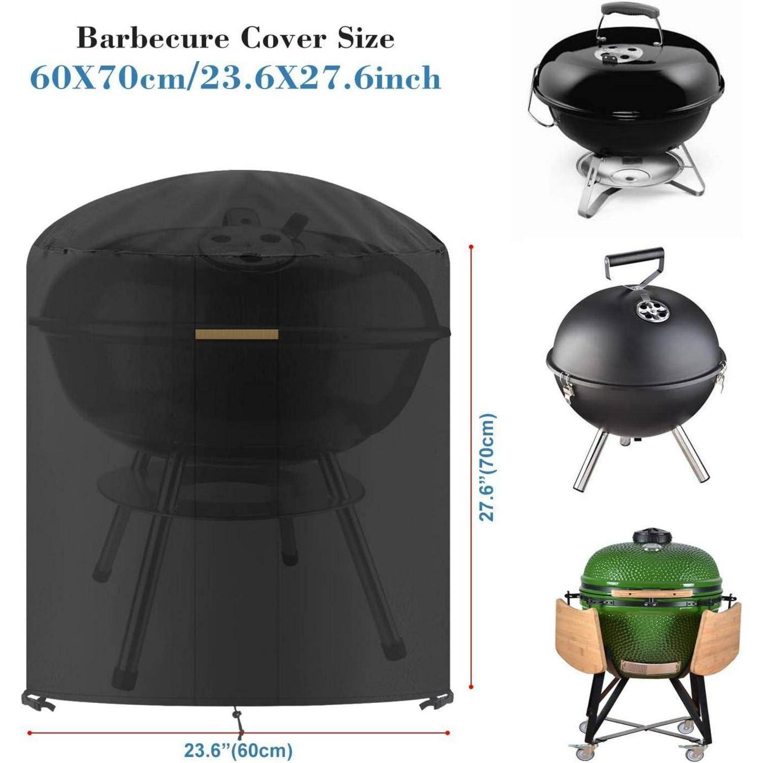 Gasgrillabdeckung wetterfest Kugelgrill Standgrill Ø60x70cm